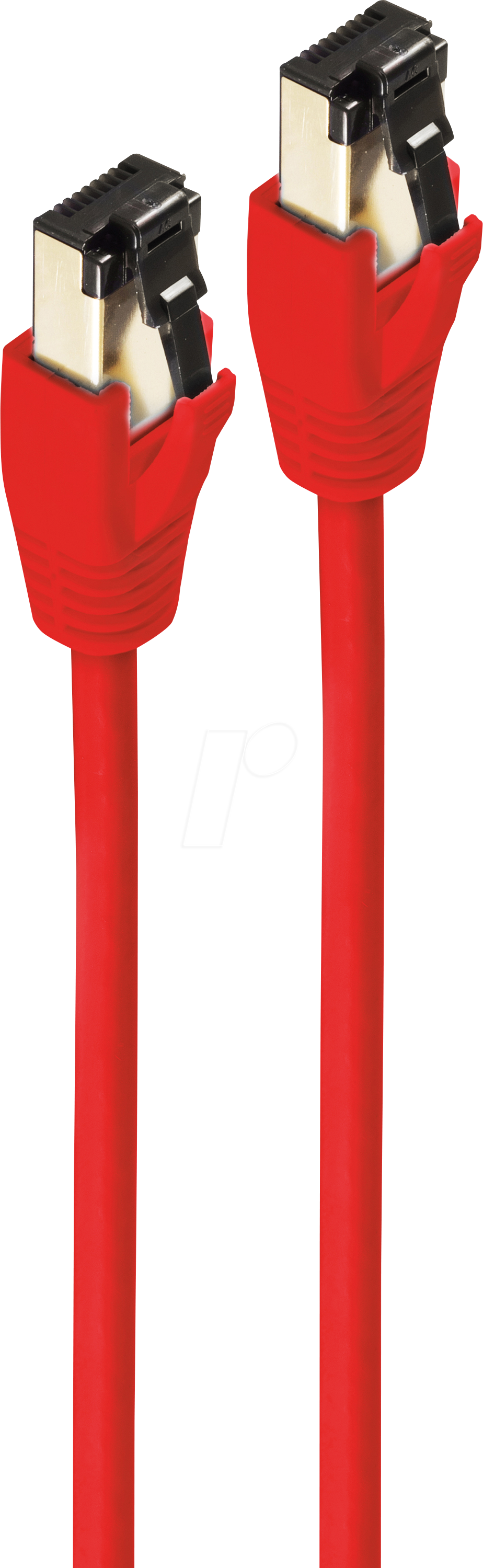 Bild von shiverpeaks® Patchkabel cat 8.1 F/FTP PIMF LSZH rot 7,5m LAN-Kabel, RJ-45, (750 cm)