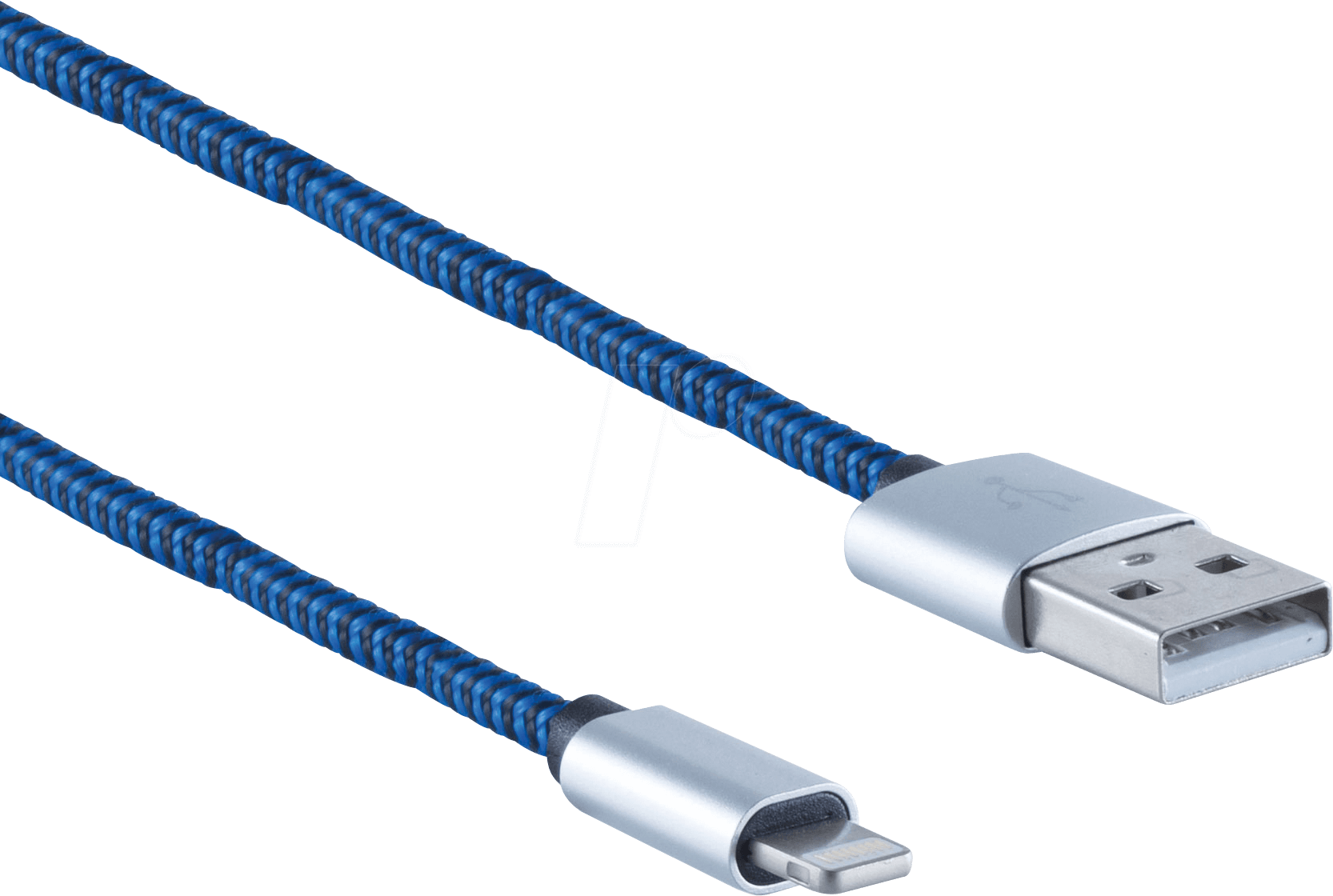Bild von Shiverpeaks BS14-50016 Lightning-Kabel 0,3 m Blau (0.30 m, USB 2.0), USB Kabel