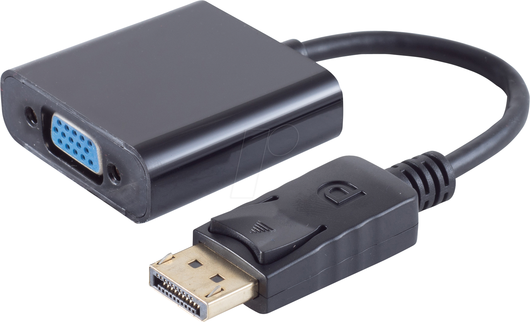 Bild von S/CONN maximum connectivity® Adapter, Displayport Stecker 1.2/ VGA Buchse Video-Adapter