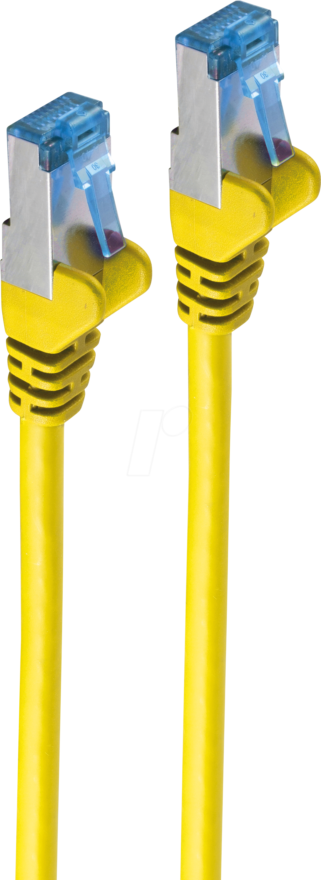 Bild von Shiverpeaks -BASIC-S--Netzwerkkabel-Patchkabel, cat 6A, S/FTP, PIMF, gelb, 0,25m (S/FTP, CAT6, 0.25 m), Netzwerkkabel