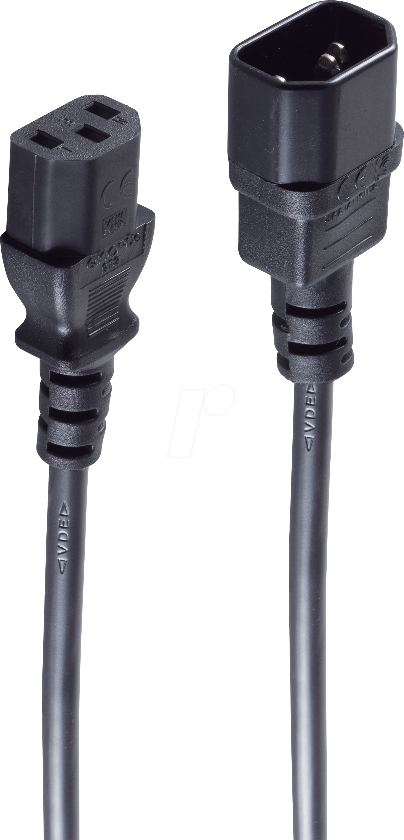 Bild von shiverpeaks 3.0m C13 - C14 3m C14-Koppler C13-Koppler Schwarz (BS60009-3)