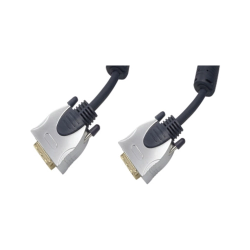 Bild von S-Conn DVI-D DVI-Kabel (2 m, DVI-D, DVI-D, Stecker, Schwarz, Silber)