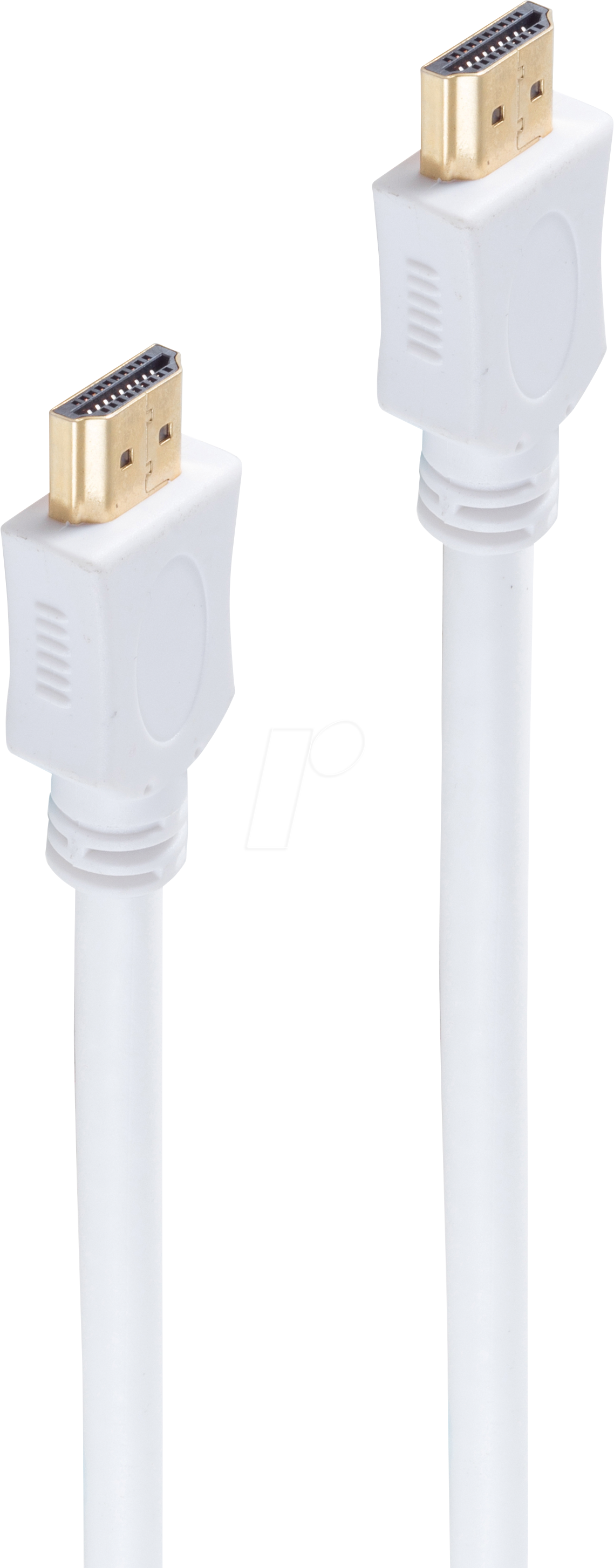 Bild von S/CONN maximum connectivity® HDMI A-Stecker/HDMI A-Stecker verg. HEAC weiß 7,5m HDMI-Kabel, (750,00 cm)
