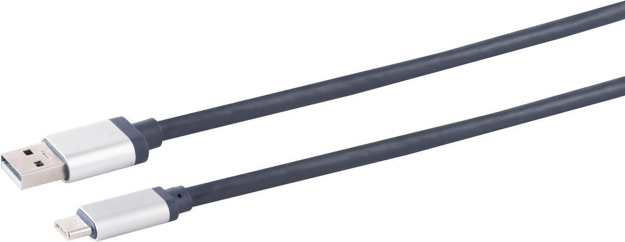 Bild von Shiverpeaks S/CONN maximum connectivity Home Cinema USB 2.0 Anschlusskabel, USB-A Stecker auf USB-C Stecker, 2,0 (2 m, USB 2.0), USB Kabel