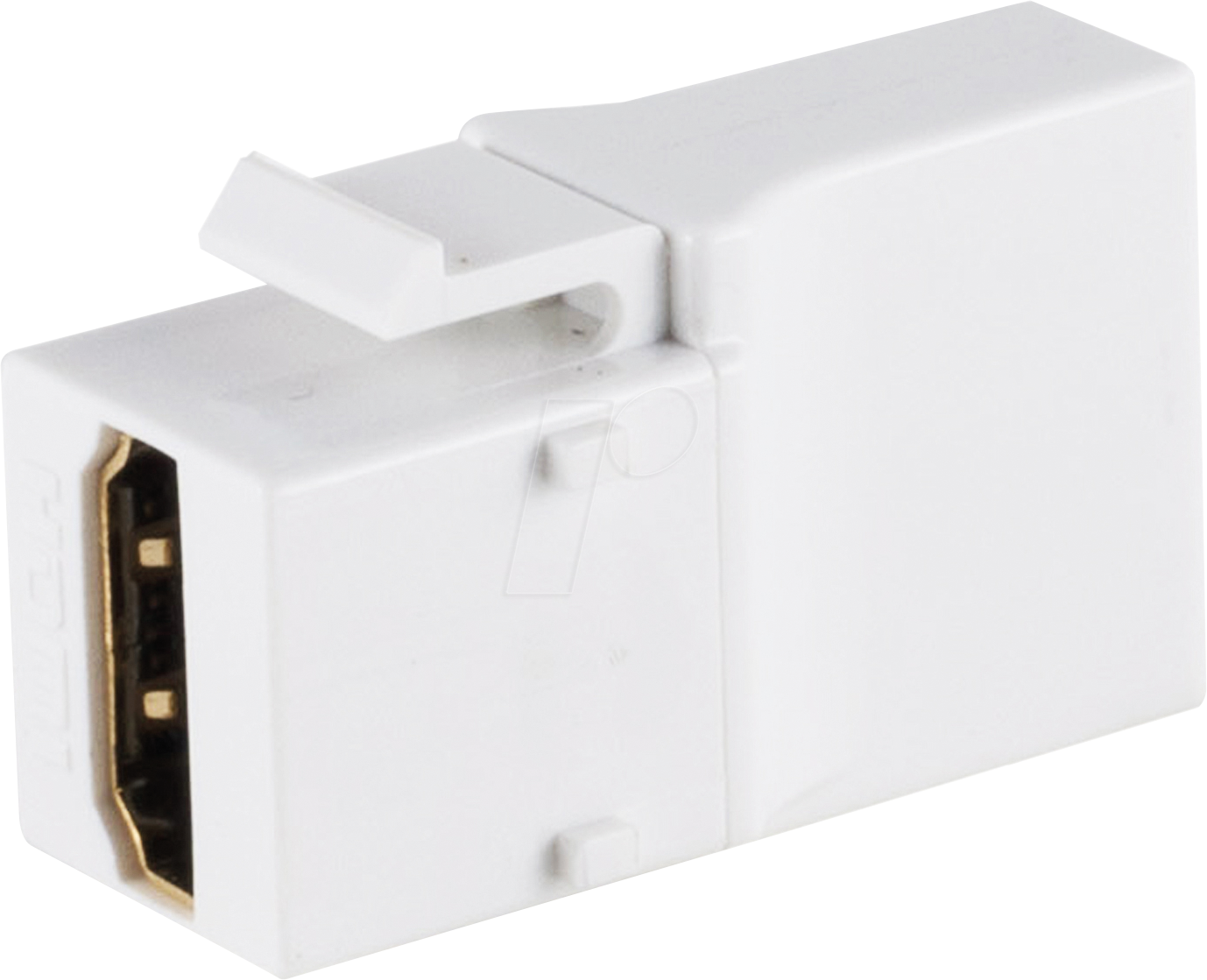 Bild von Shiverpeaks -BASIC-S--Keystone Verbinder HDMI-A-Buchse 18Gbps, Winkel, Netzwerk Zubehör