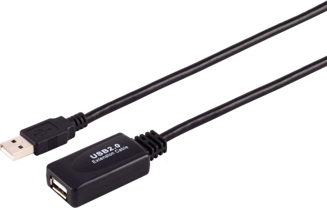 Bild von Shiverpeaks S/CONN maximum connectivity USB-Verlängerungskabel-Aktive USB-A Verlängerung, USB 2.0, 480Mbps, 20m (20 m, USB 2.0), USB Kabel