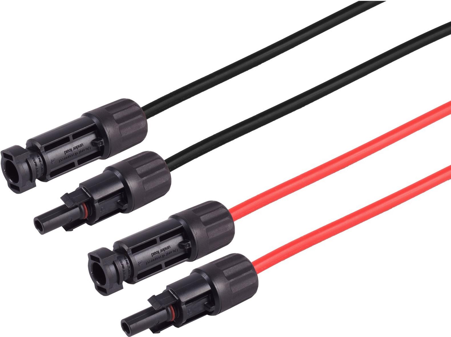 Bild von Shiverpeaks S/CONN maximum connectivity Verlängerung, 6mm², 2er Set rot/schwarz, 10m (10 m), Stromkabel