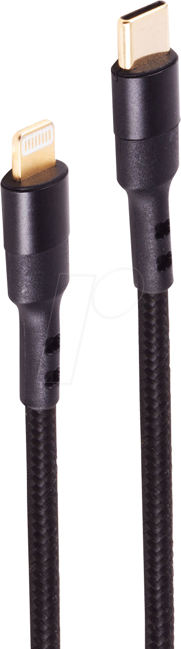 Bild von Shiverpeaks PRO Serie II USB C Anschlusskabel Typ C auf 8-Pin Stecker, 2,0m (2 m, USB 2.0), USB Kabel