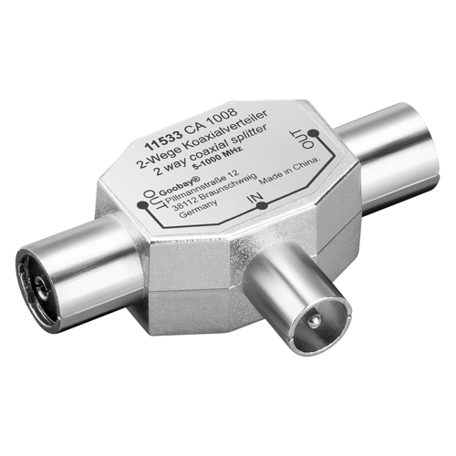 Bild von NoName Antennen-Verteiler R/T-Verteiler, 2xKupplung/1xStecker