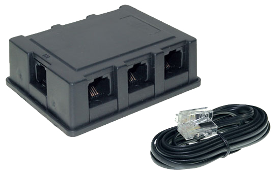 Bild von Shiverpeaks BS71400-6SET Telefonsplitter RJ-45 F 6x RJ-45 F Schwarz, Telefon Zubehör