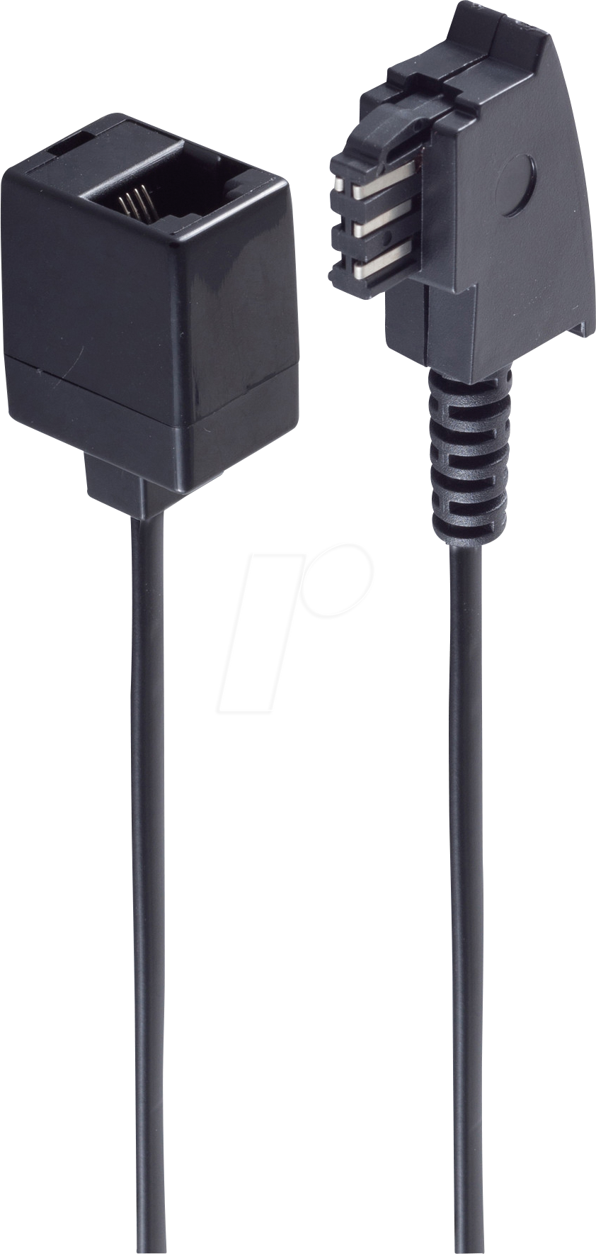 Bild von Shiverpeaks BS71035 Telefonkabel 0,2 m Schwarz, Telefon Zubehör
