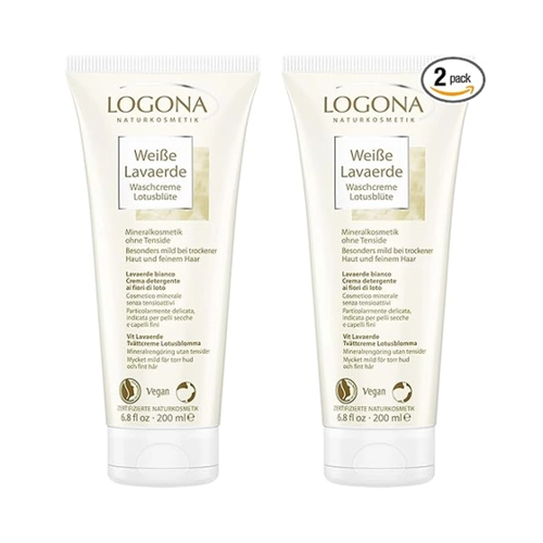 Bild von LOGONA Weiße Lavaerde Lotusblüte Waschcreme - 200 ml
