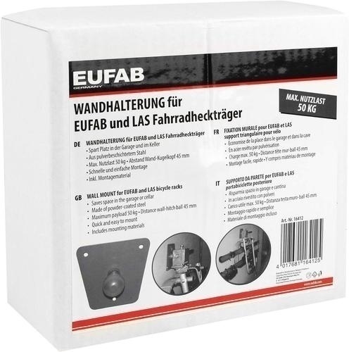 Bild von EUFAB Wandhalter für Anhängekupplungsträger, kurz