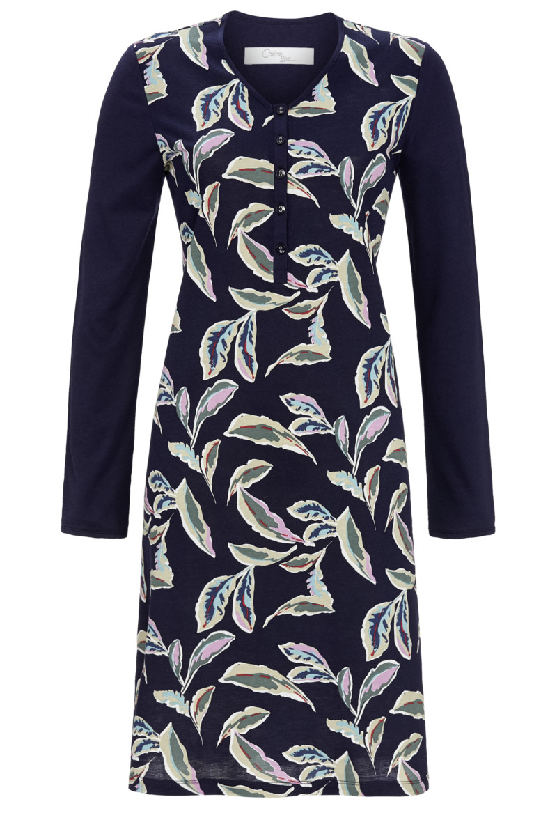 Bild von Ringella Nachthemd Damen Nachthemd mit Knopfleiste (1-tlg) Modisches Design