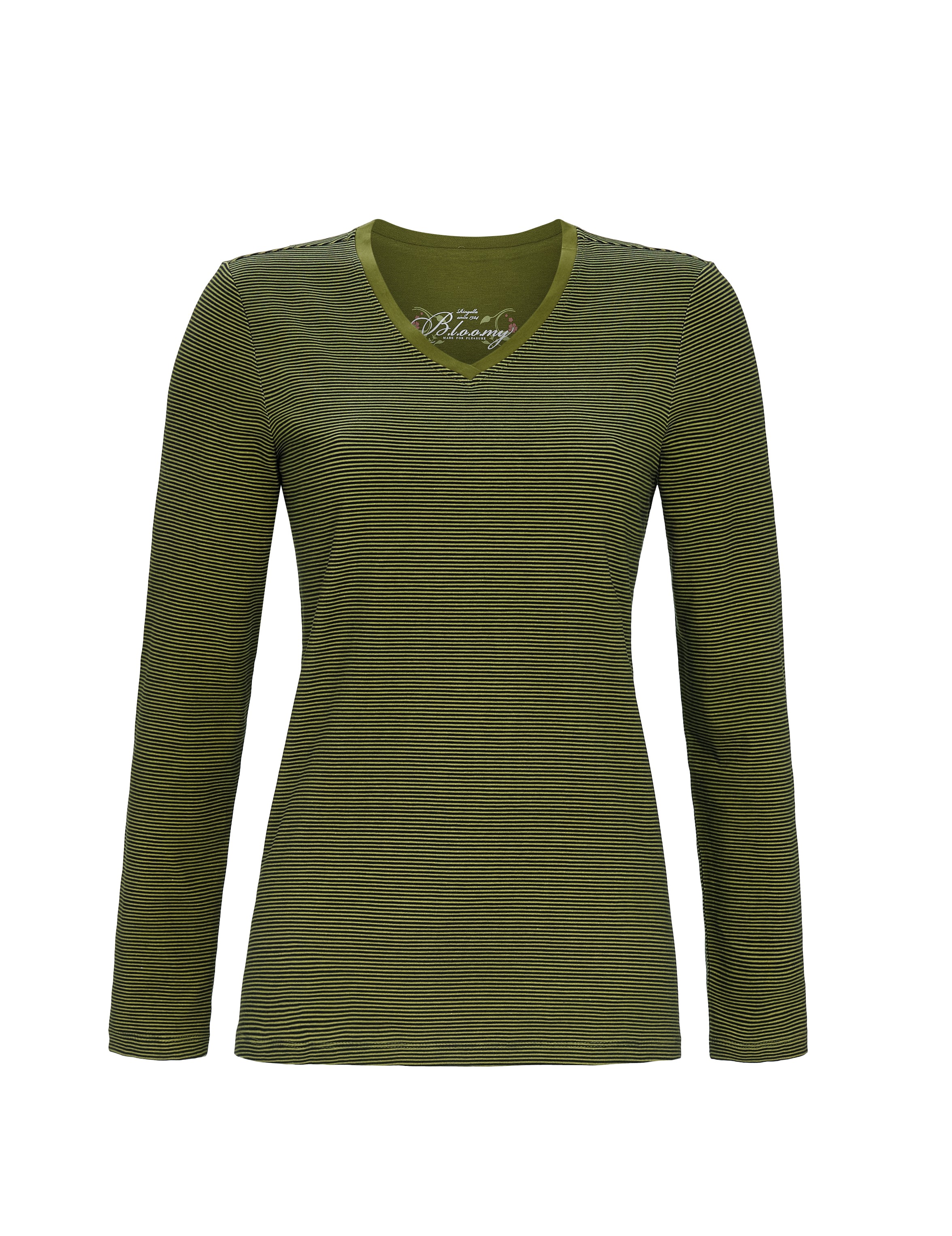 Bild von T-Shirt mit V-Ausschnitt