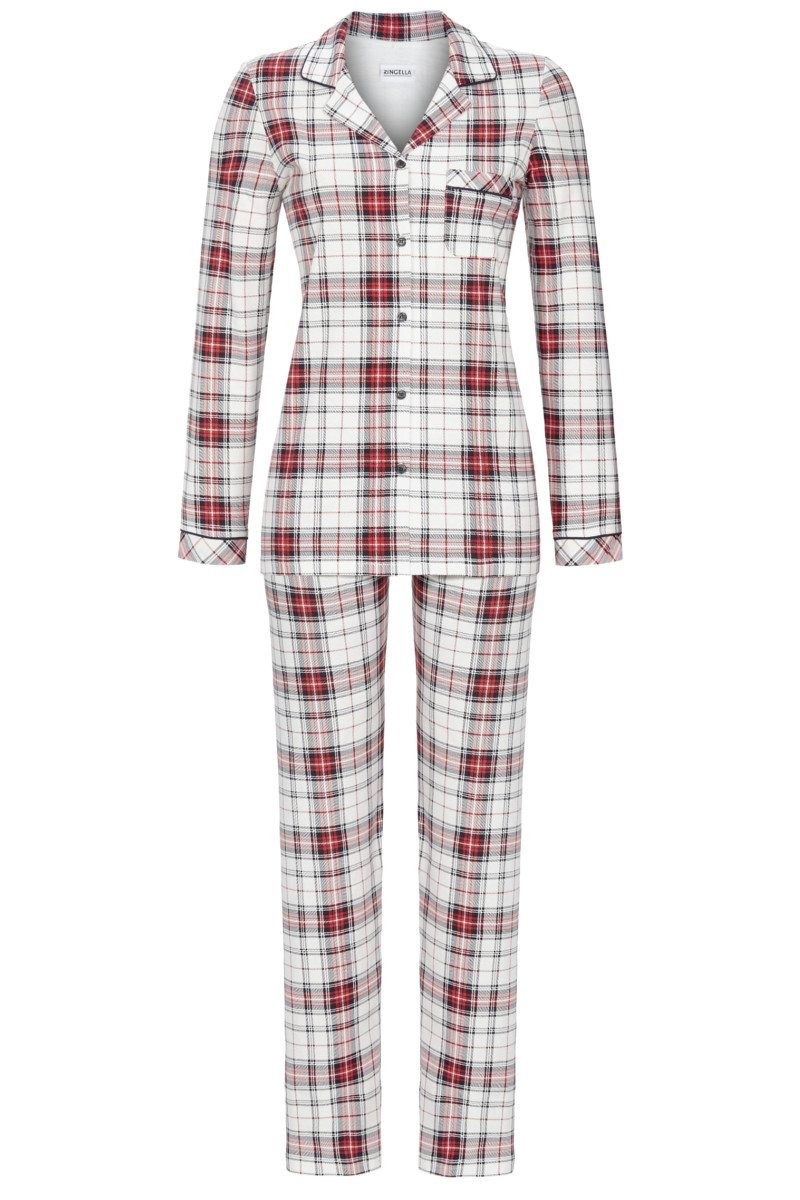 Bild von Pyjama mit durchgeknöpftem Oberteil