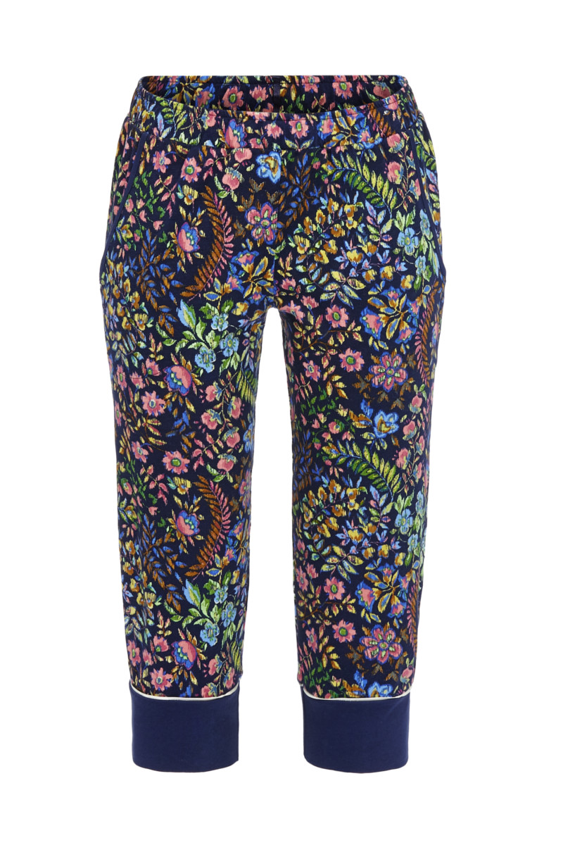 Bild von Caprihose mit Blumendessin