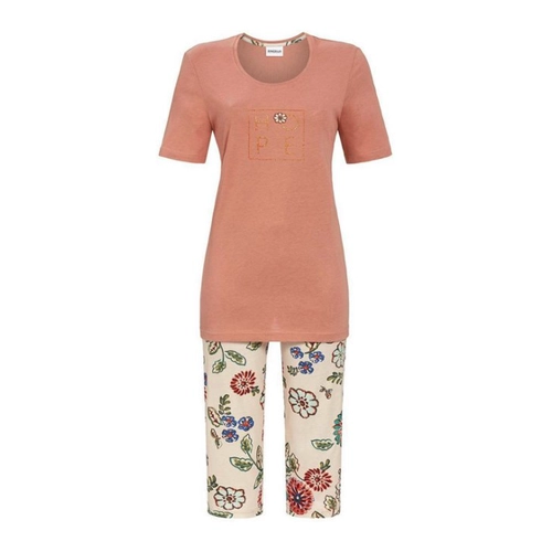 Bild von Ringella Capri-Pyjama Damen Schlafanzug Caprihose (2 tlg) – Modisches Design für kuschelige Nächte