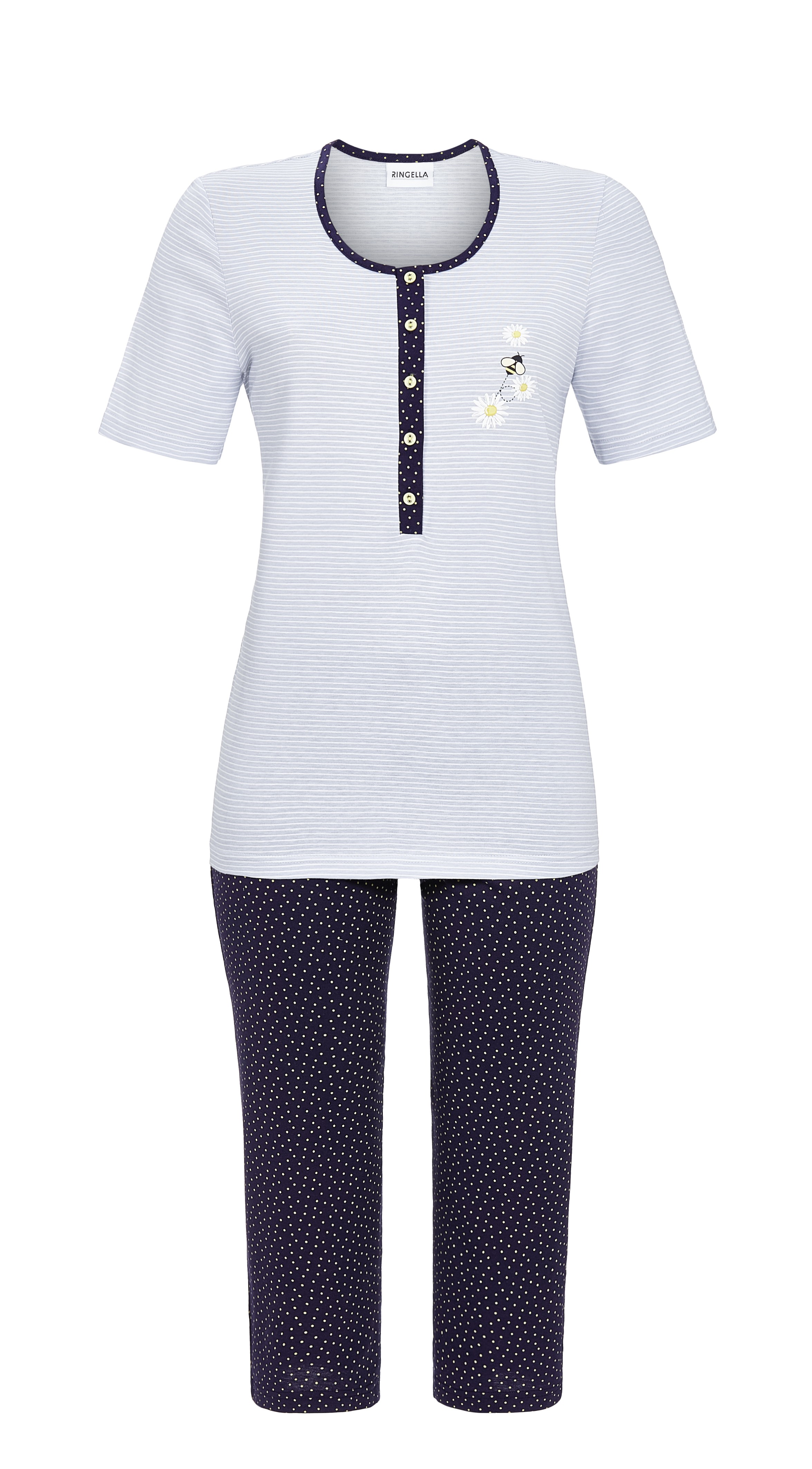 Bild von Pyjama mit Caprihose