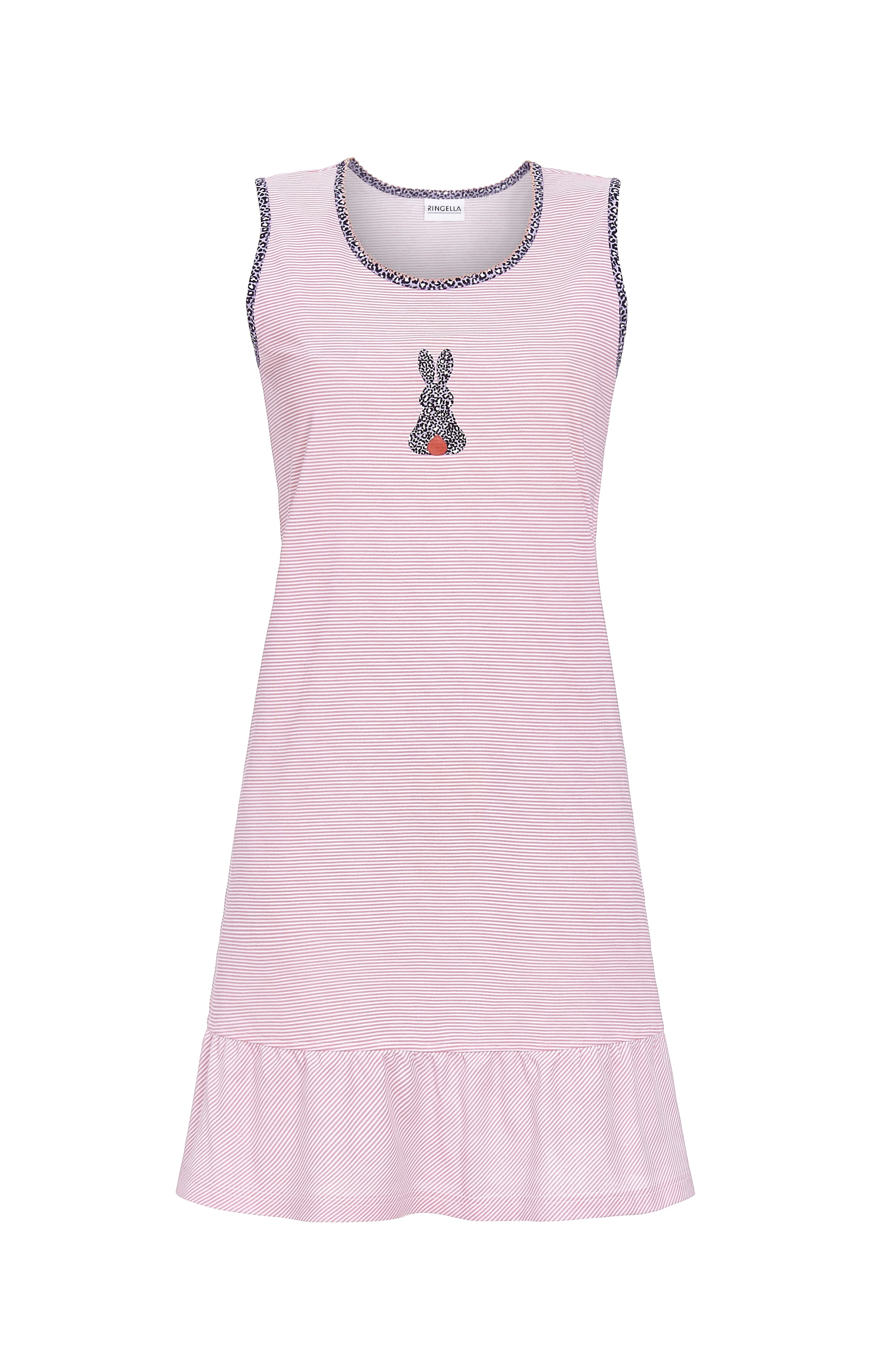 Bild von Ringella Nachthemd Sommerkleid mit Motiv 'Häschen' 3211027, Pink