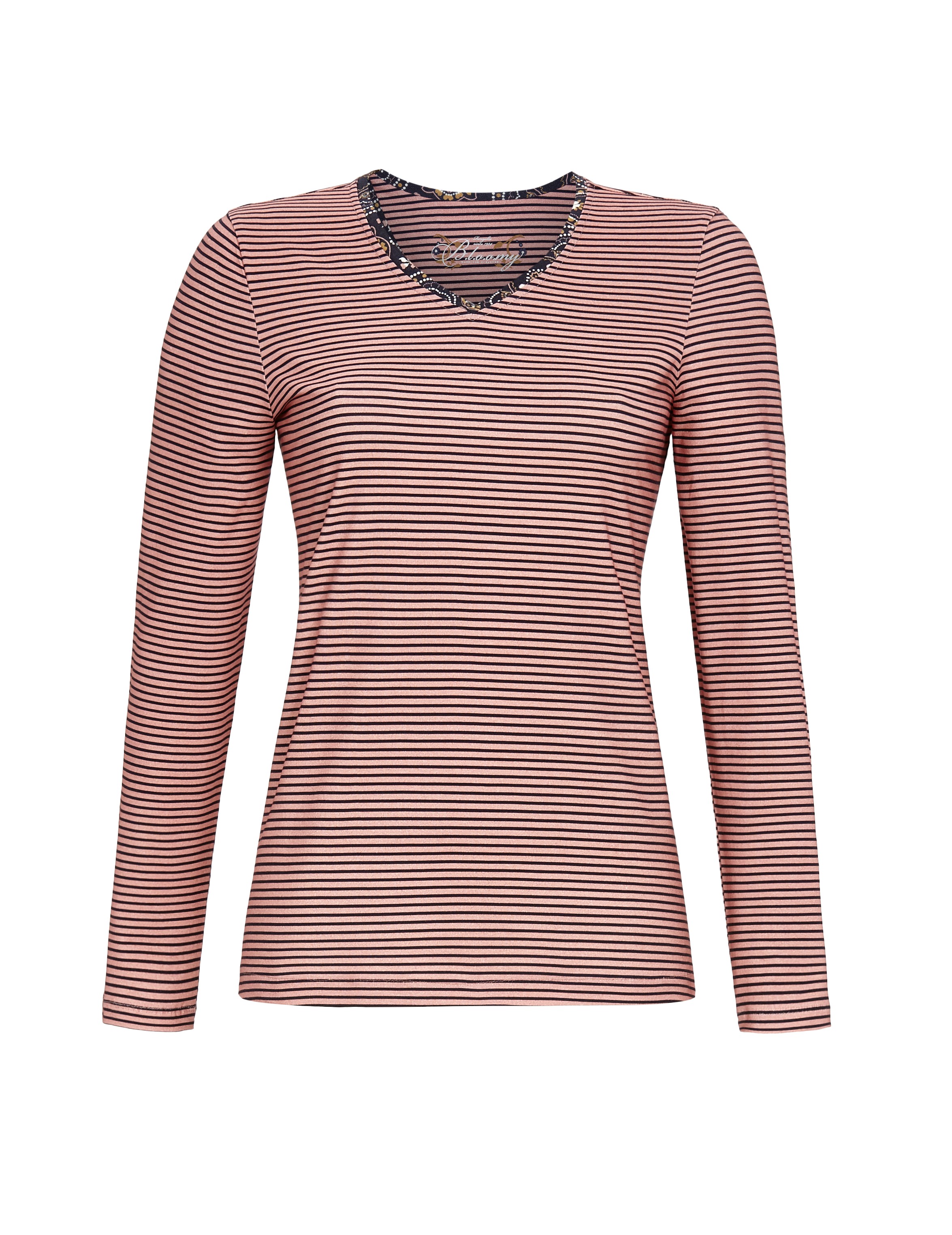 Bild von T-Shirt mit V-Ausschnitt
