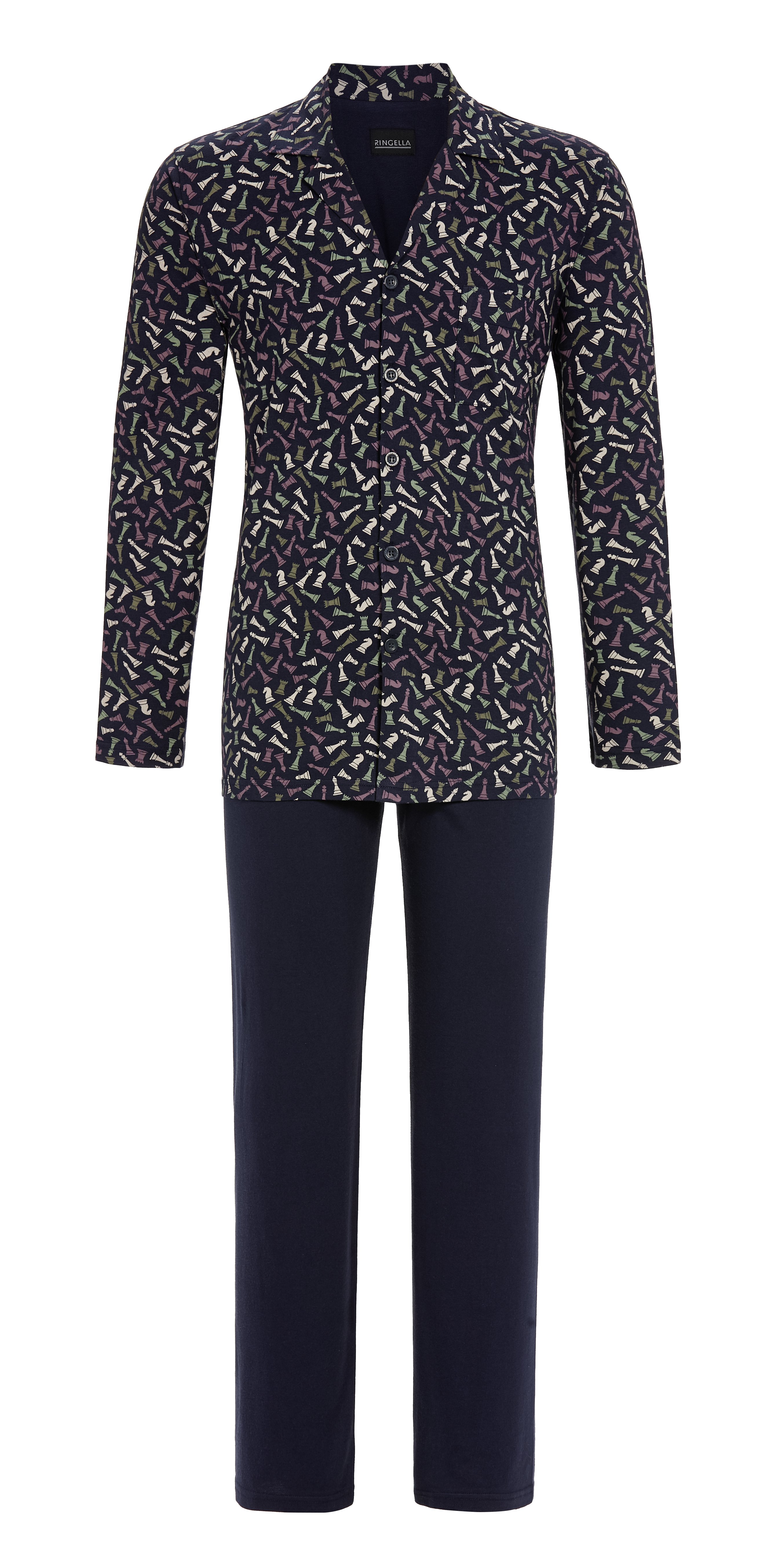 Bild von Pyjama mit durchgehender Knopfleiste
