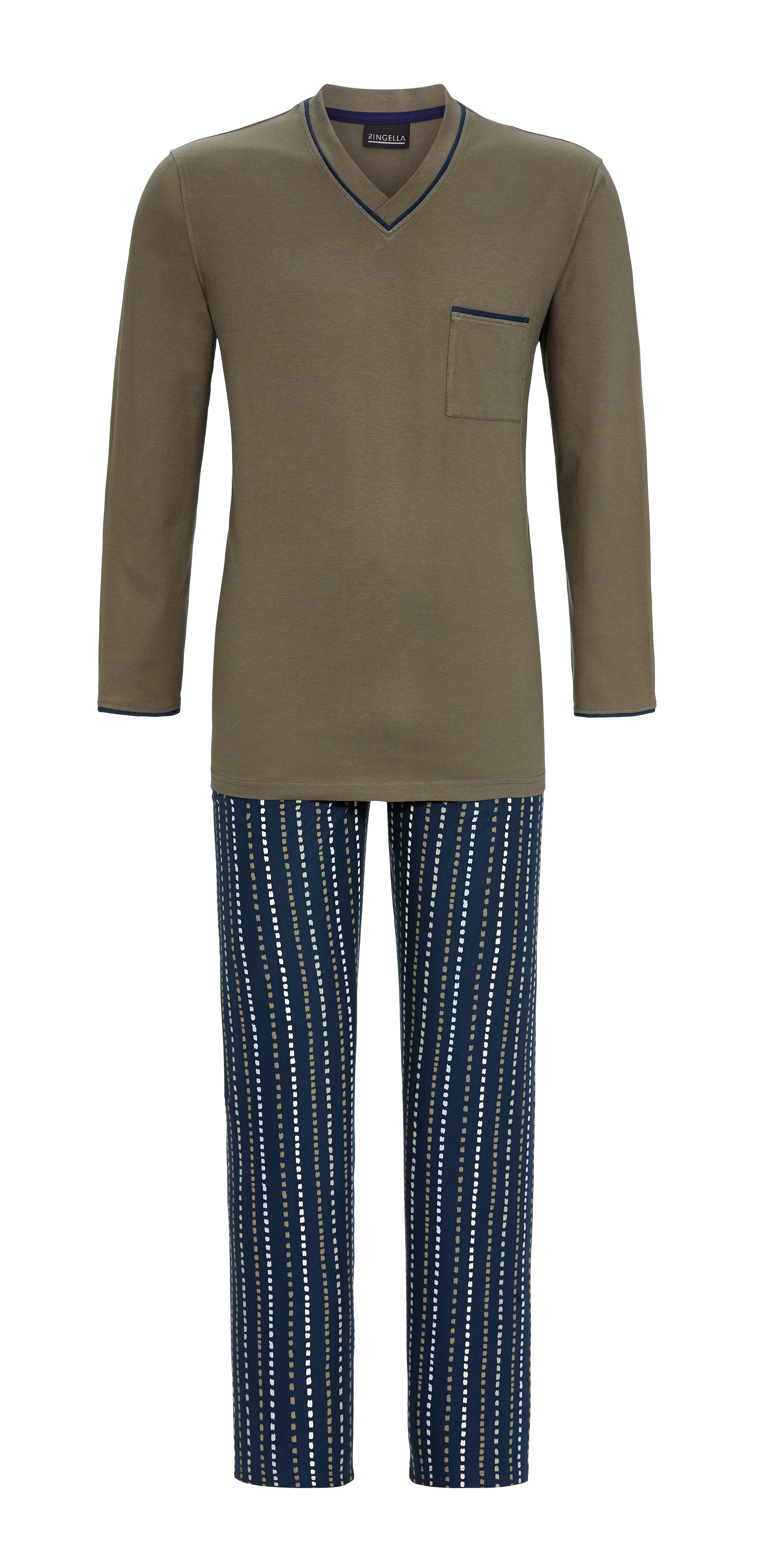 Bild von Pyjama mit V-Ausschnitt