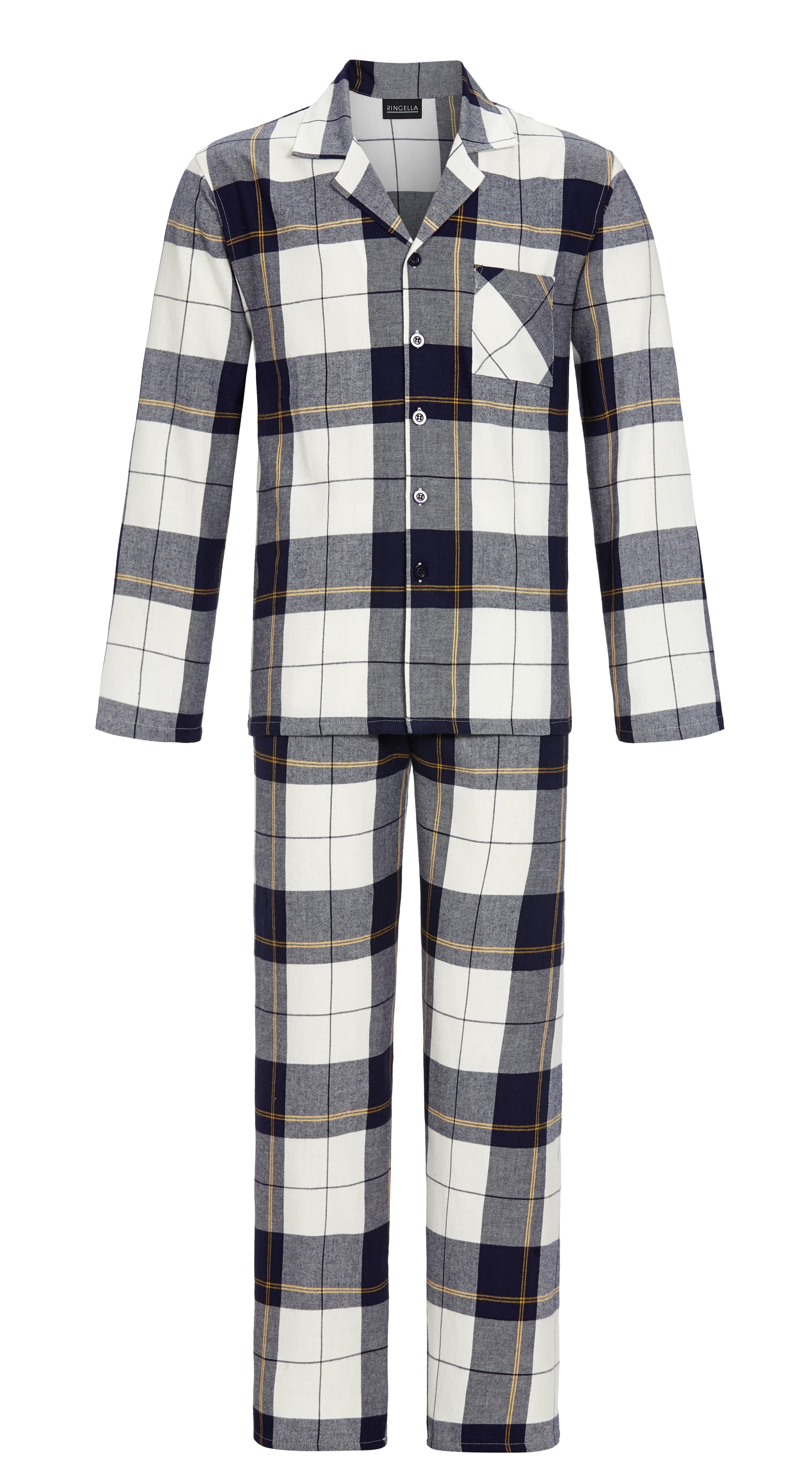 Bild von Pyjama mit durchgehender Knopfleiste