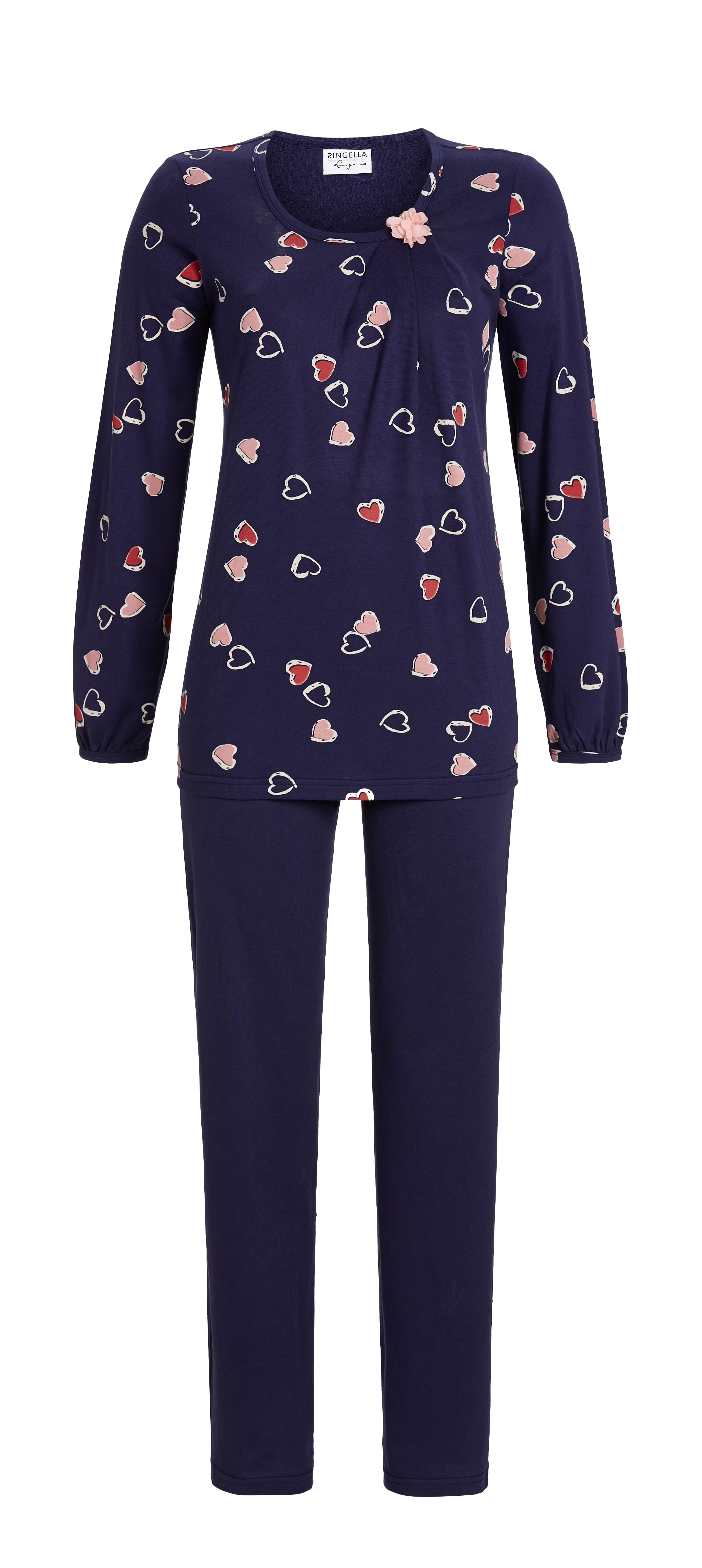 Bild von Pyjama mit Herz-Dessin