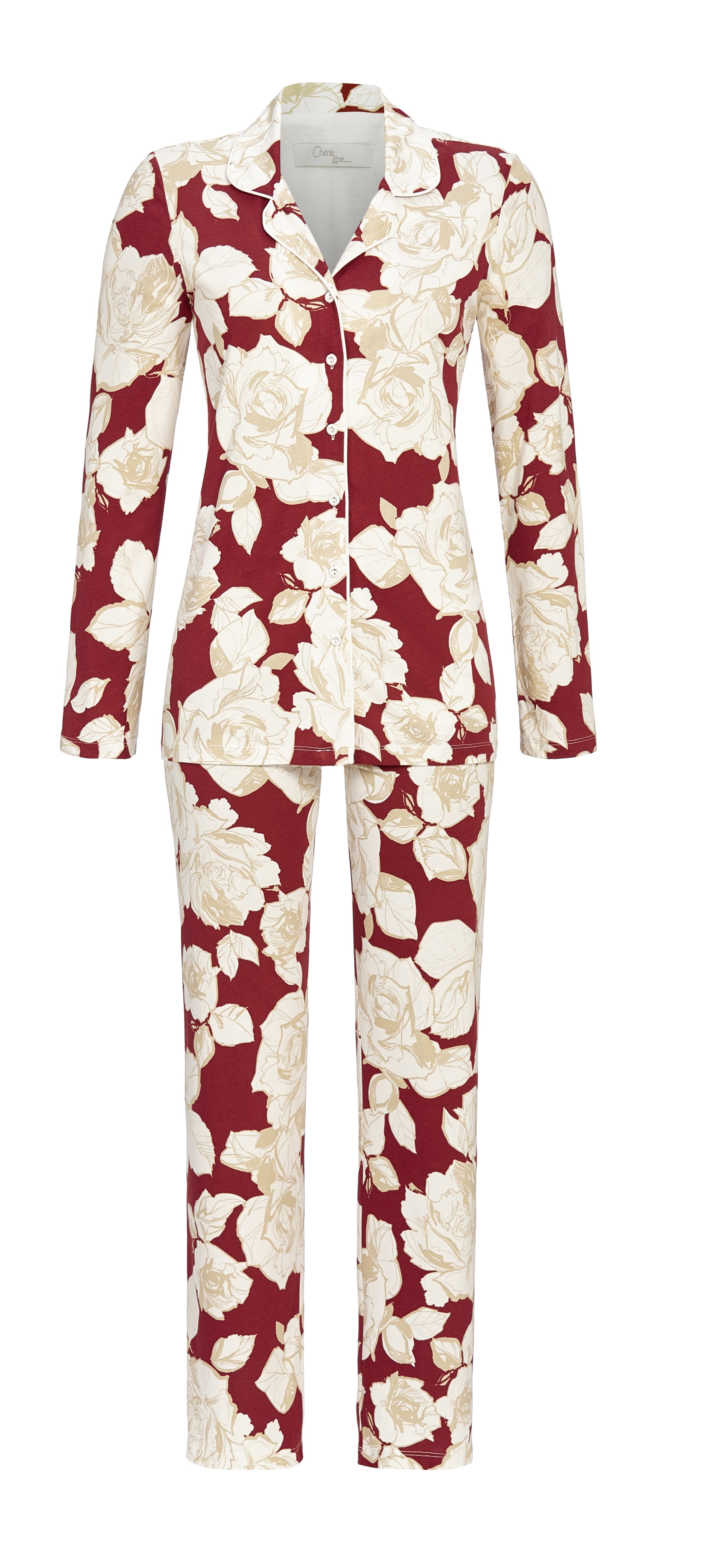 Bild von Pyjama mit durchgeknöpftem Oberteil