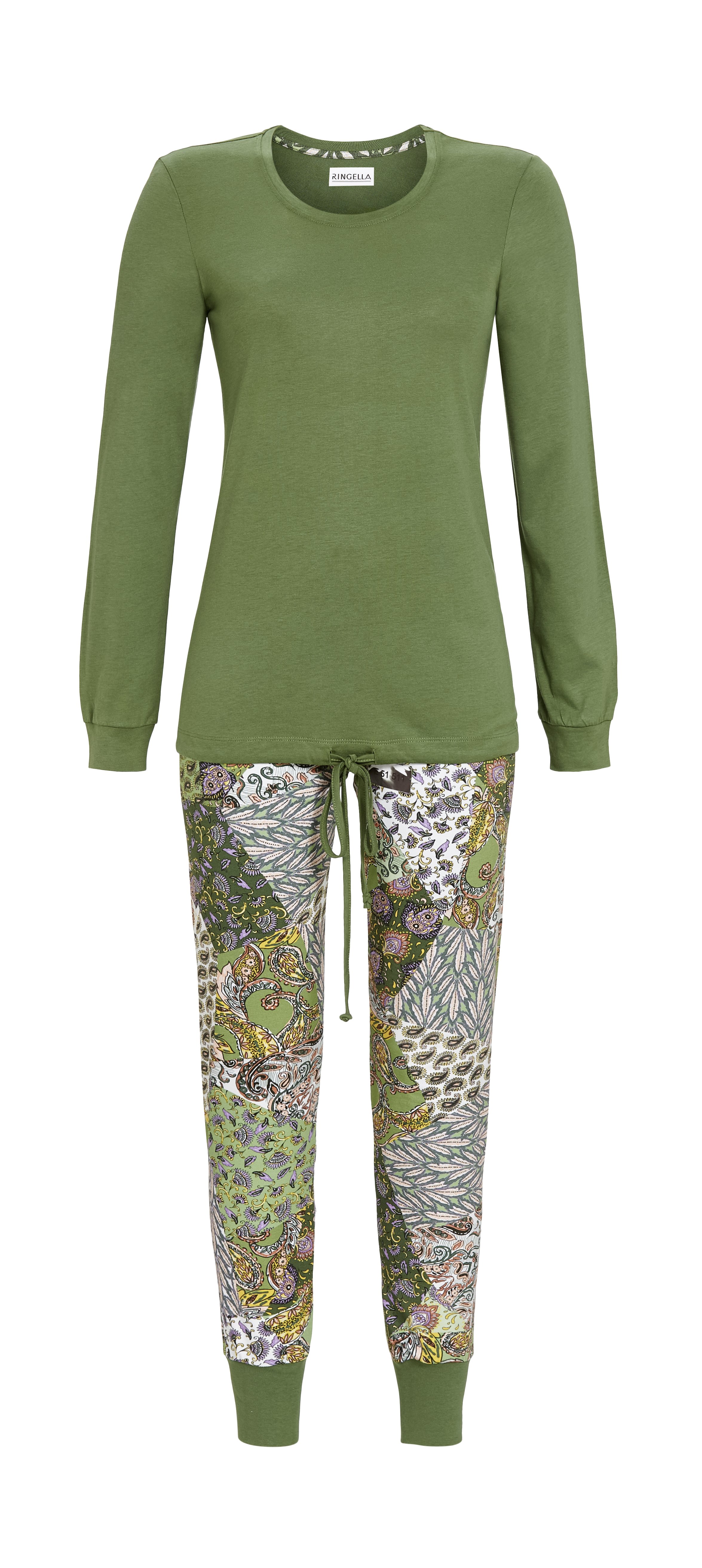 Bild von Pyjama mit Strickbündchen