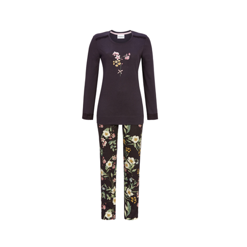 Bild von Eleganter Pyjama mit Blütenmotivdruck von Ringella