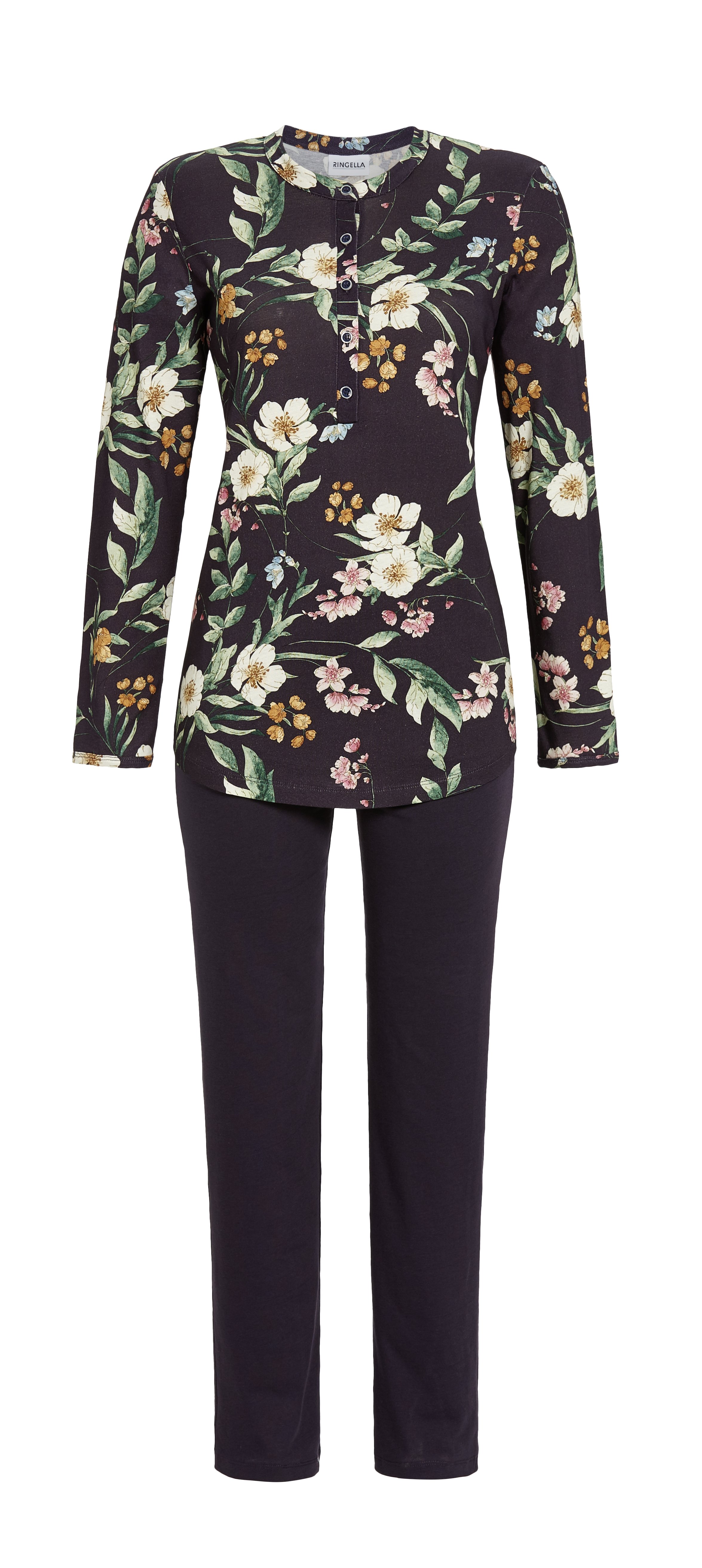 Bild von Pyjama mit langer Knopfleiste