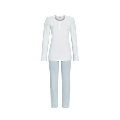 Bild von Eleganter Damen Pyjama mit feinem Ringel von Ringella