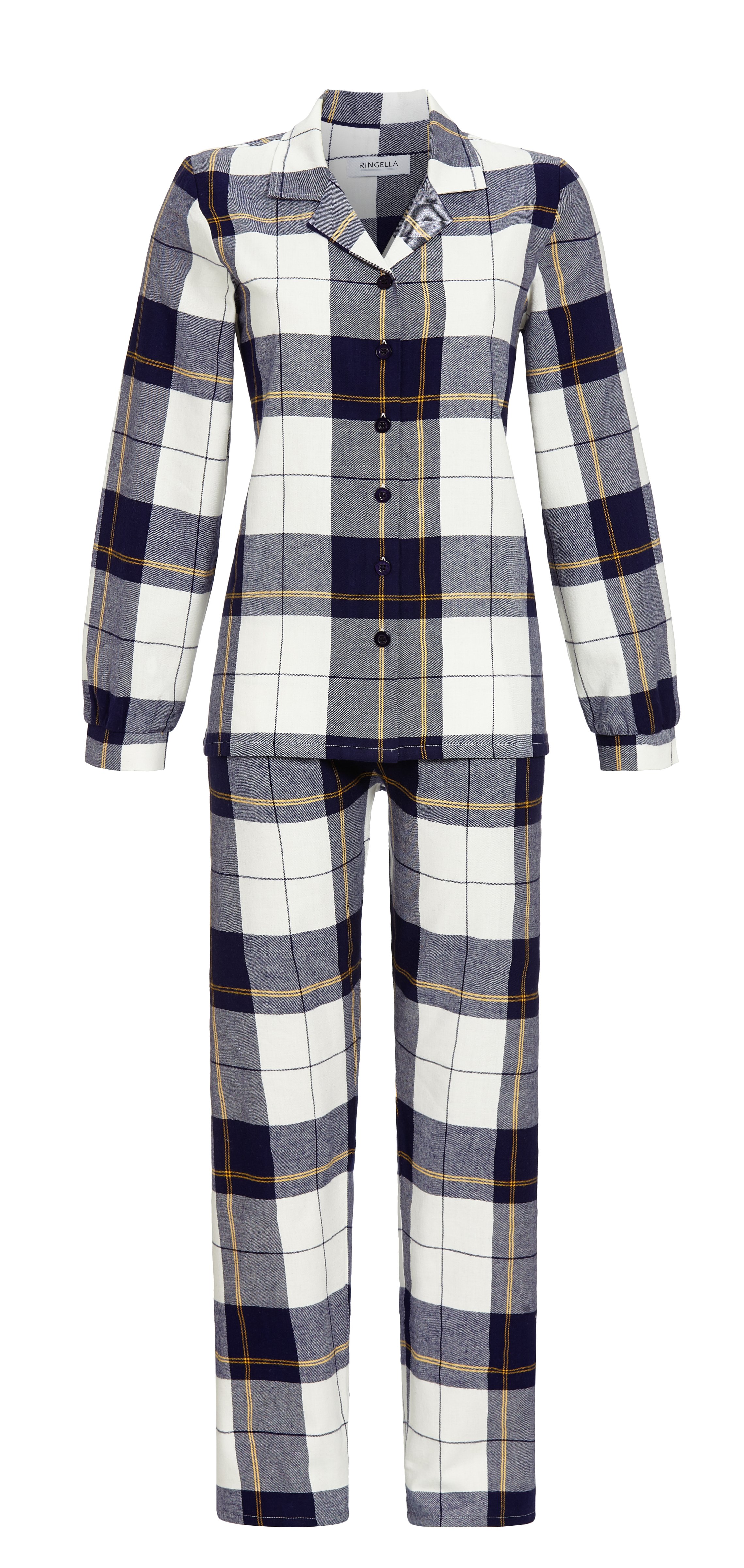 Bild von Pyjama mit durchgeknöpftem Oberteil