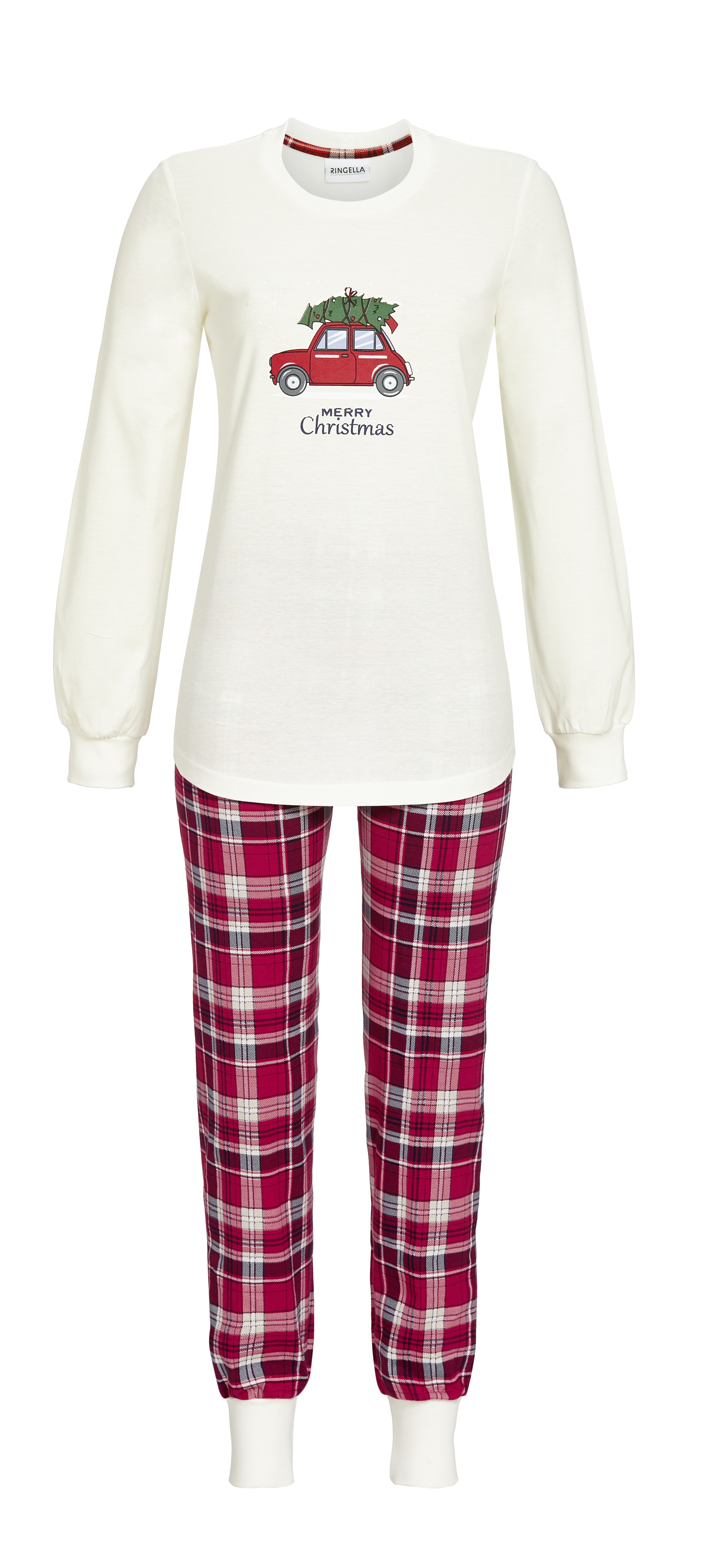 Bild von Pyjama mit Strickbündchen
