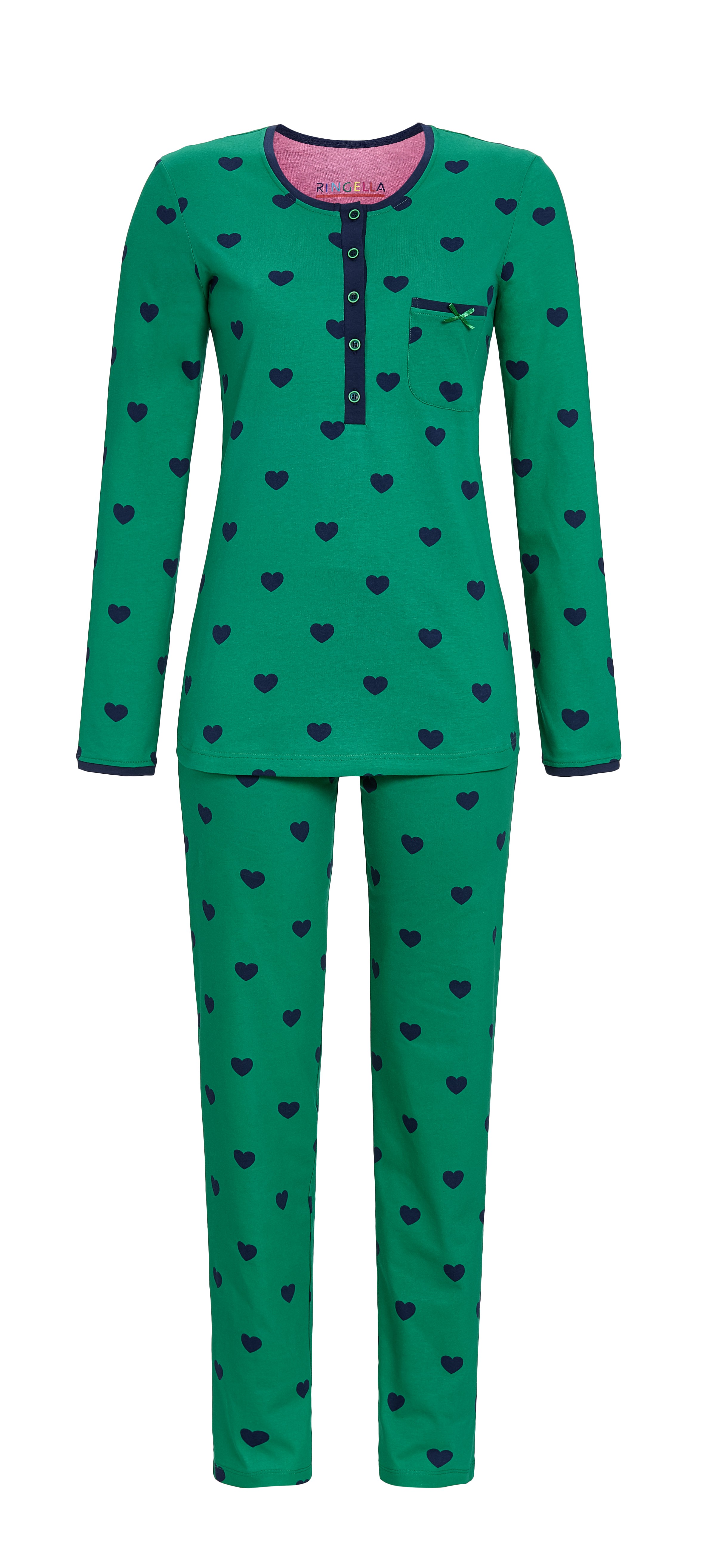 Bild von Pyjama mit langer Knopfleiste