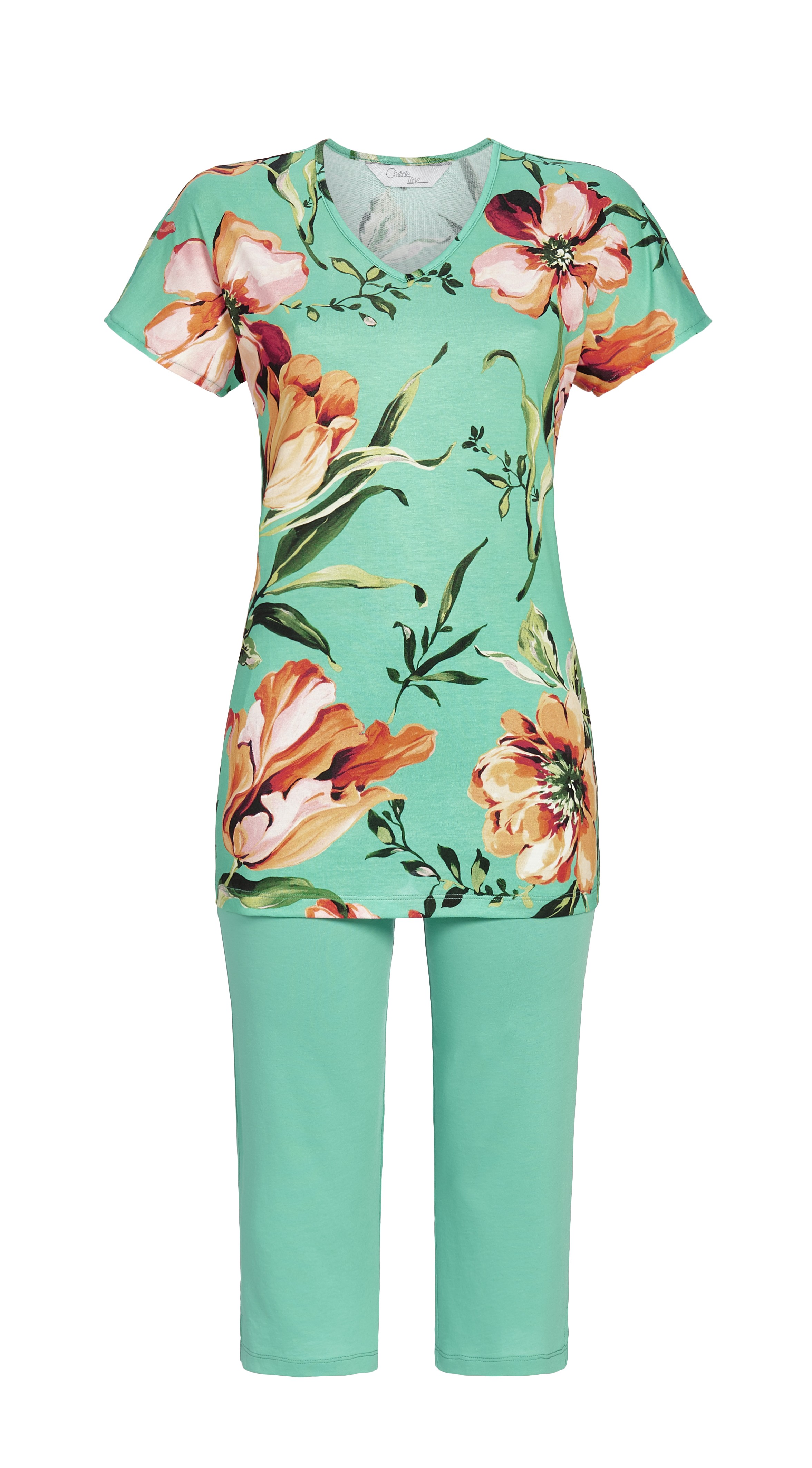 Bild von Pyjama mit Caprihose