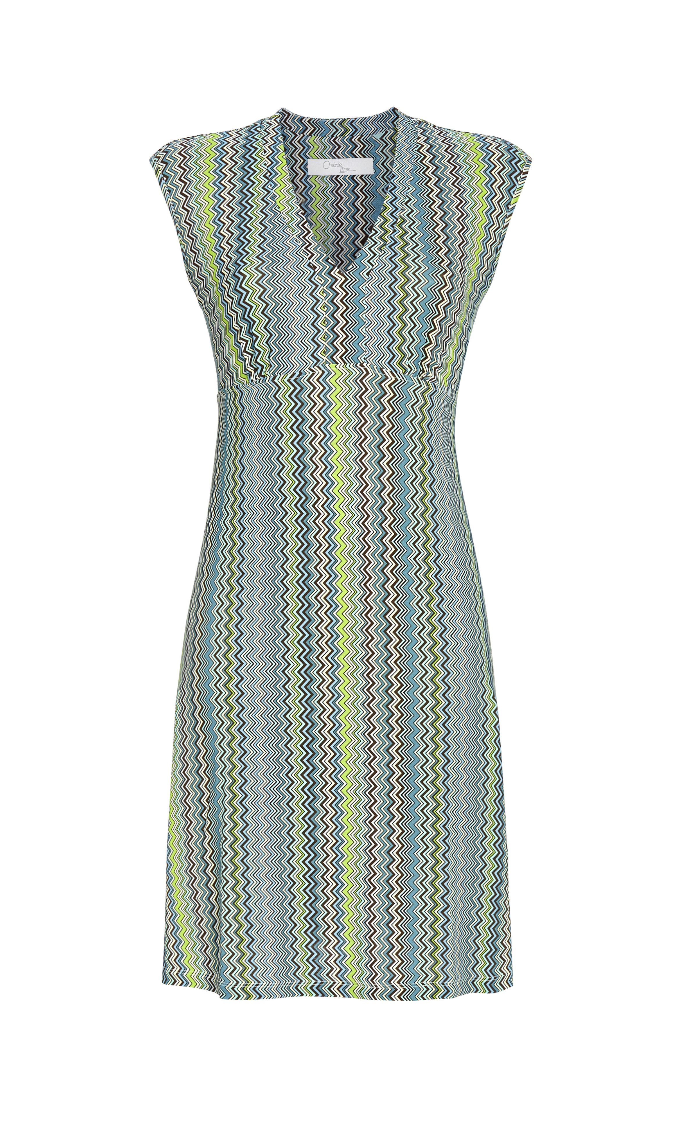 Bild von Ärmelloses Kleid mit V-Ausschnitt