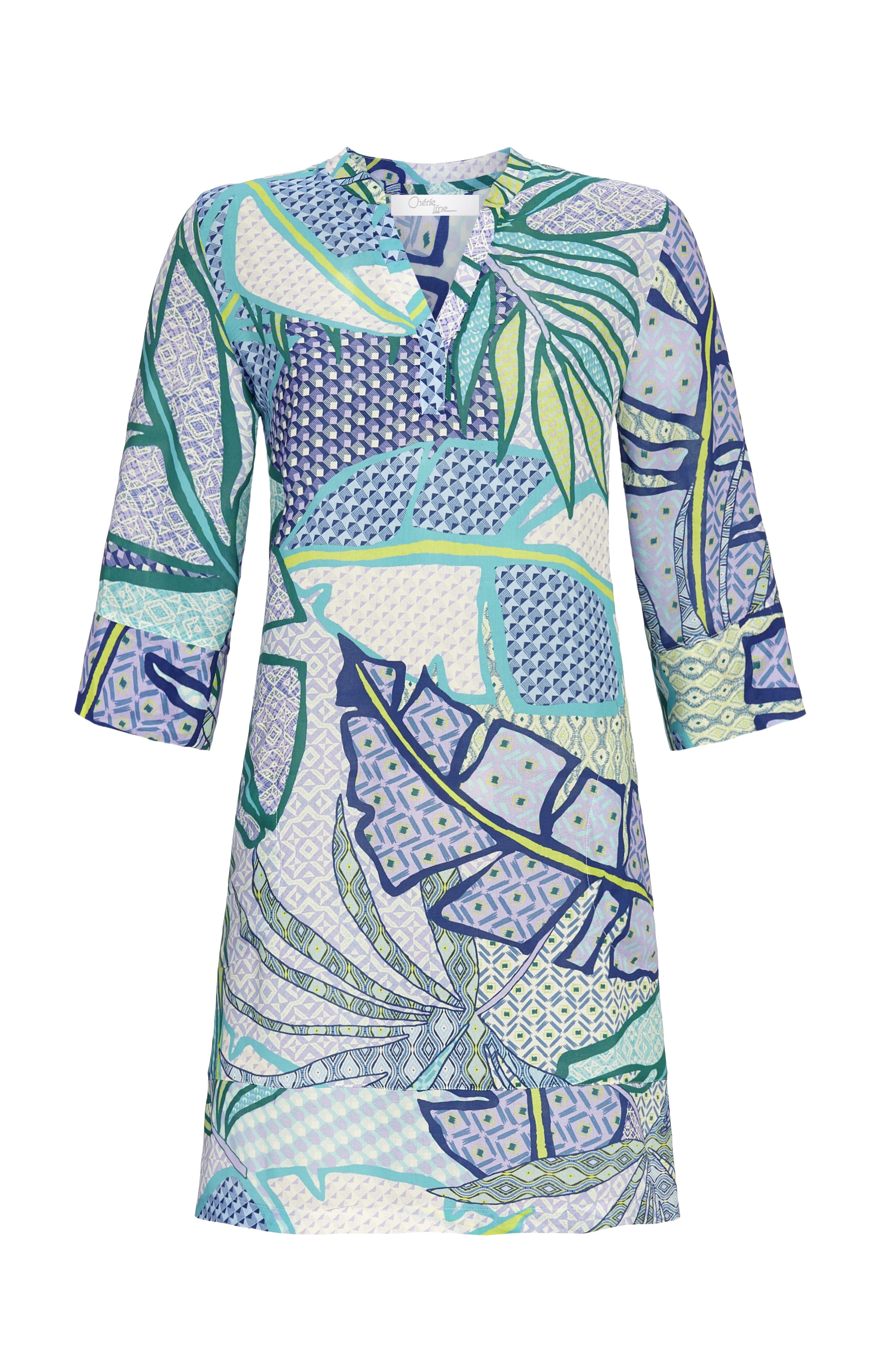 Bild von Kleid im Tunika-Stil mit 3/4 Arm