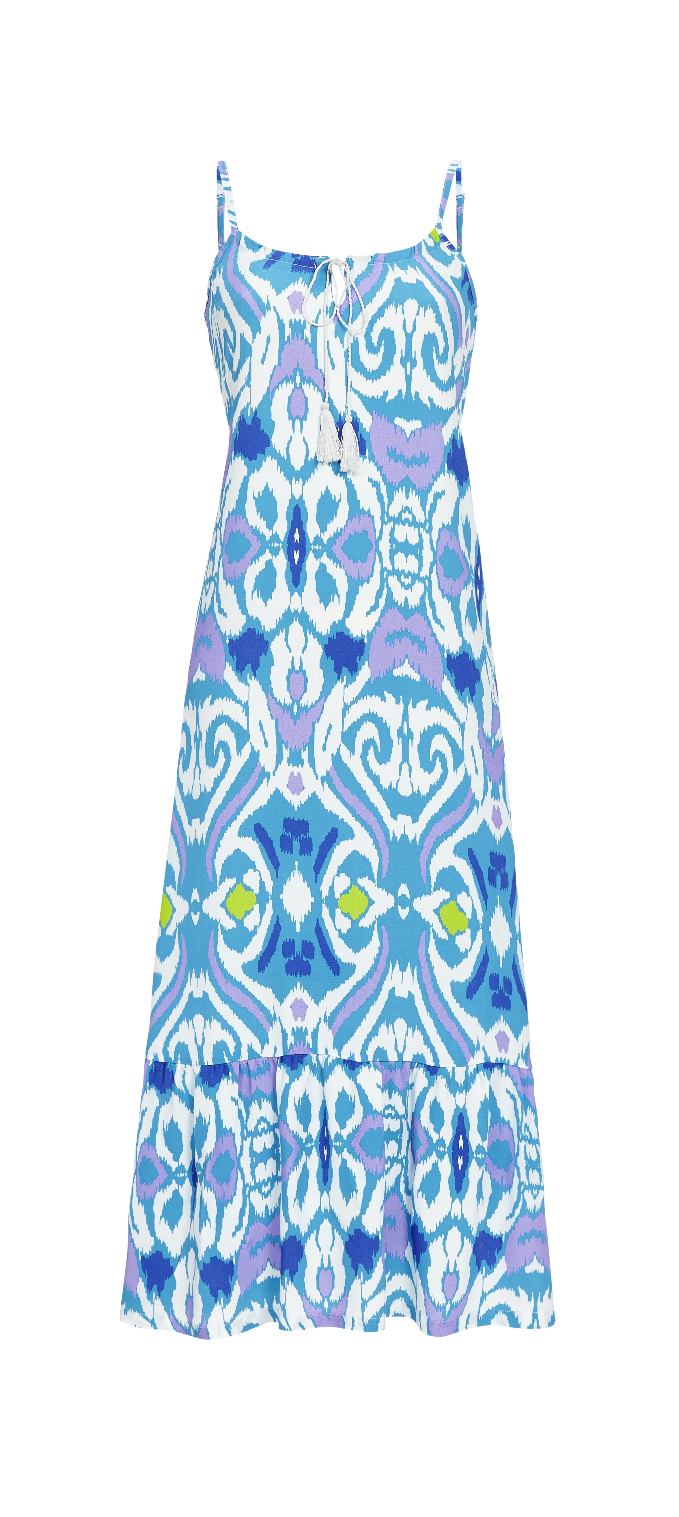 Bild von Sommerkleid mit Spaghettiträgern und Volant