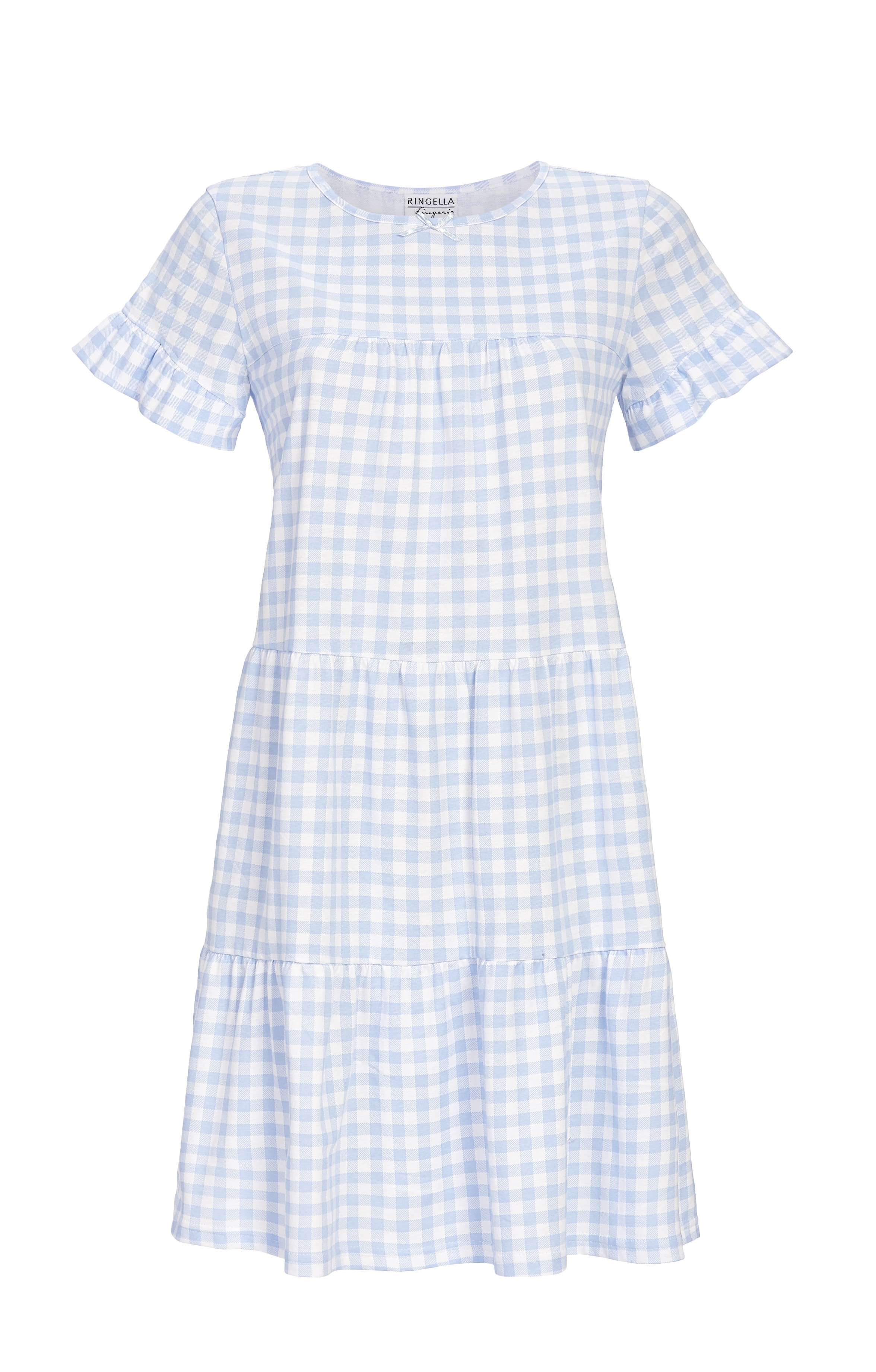 Bild von Kariertes Sleepshirt im Stufen-Look