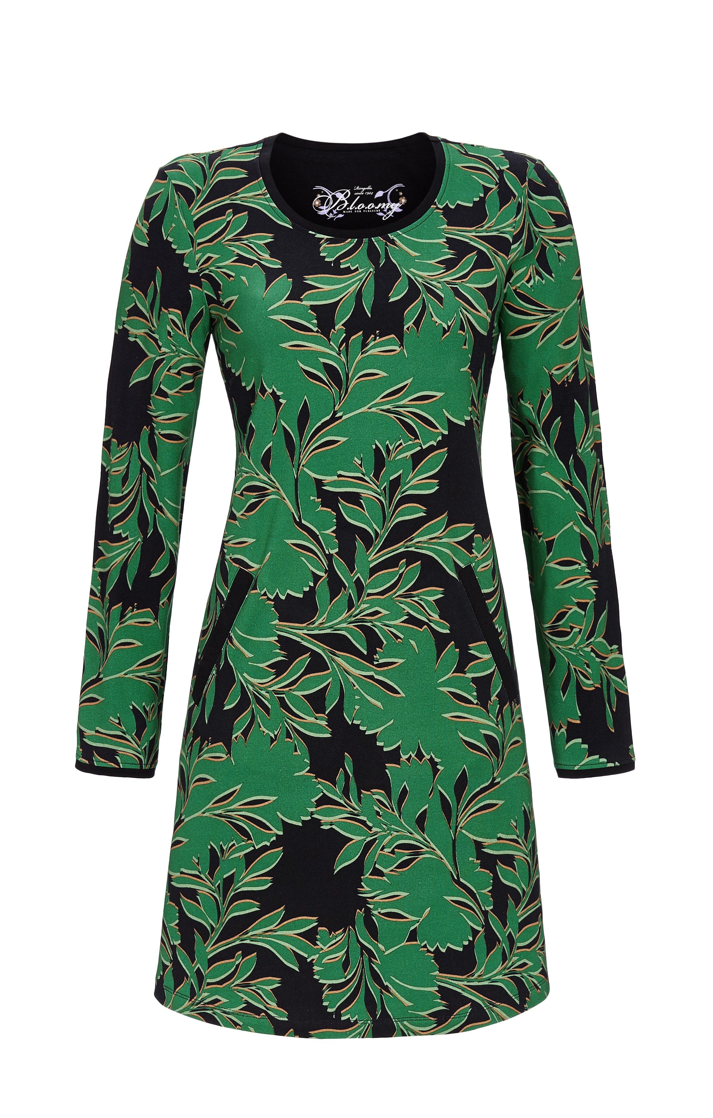 Bild von Ringella Nachthemd Damen Schlafshirt mit langem Arm (1-tlg) Florales Design