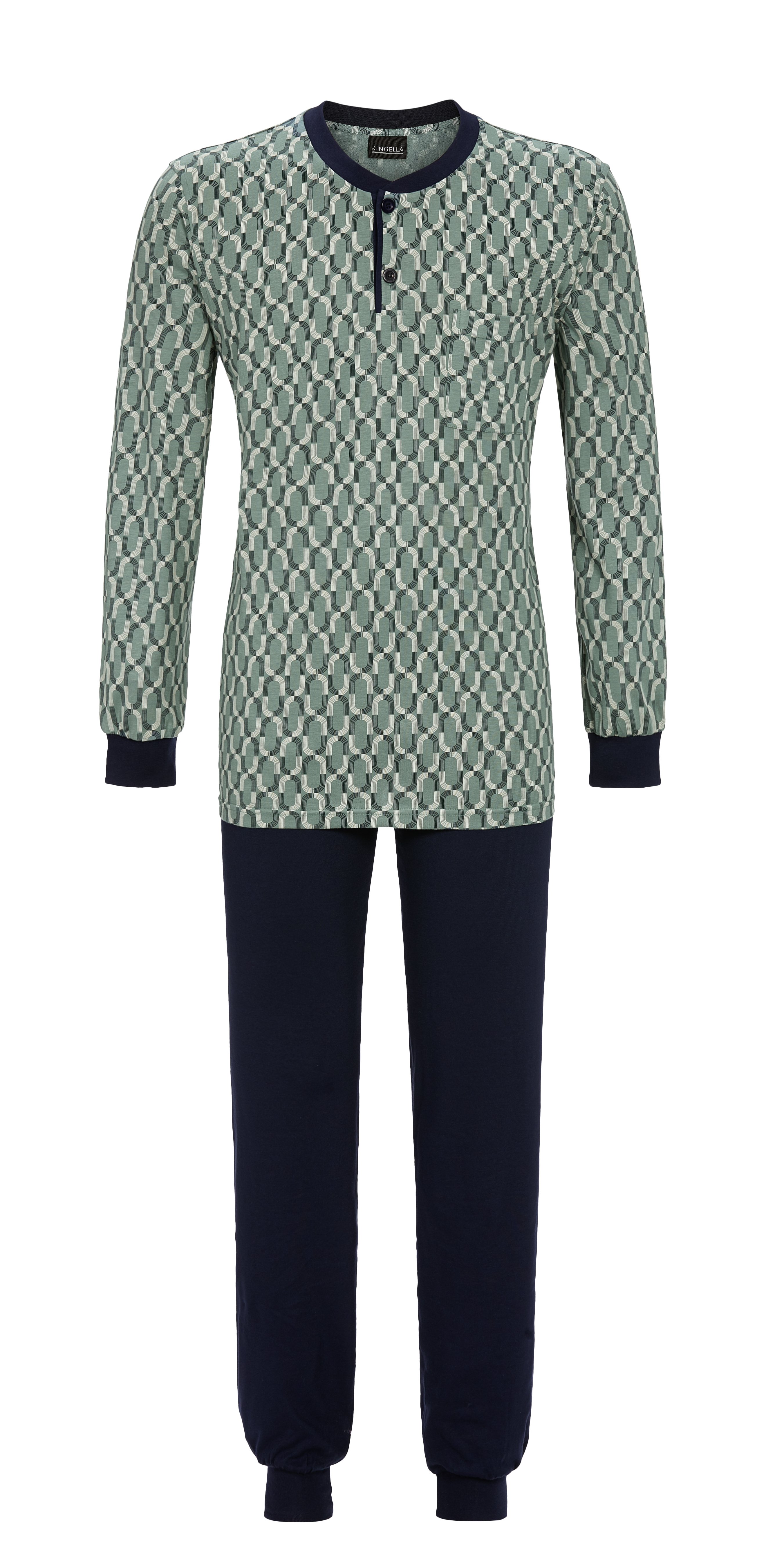 Bild von Ringella Pyjama RINGELLA Herren Langarm Pyjama 'Magnetic' 4541202