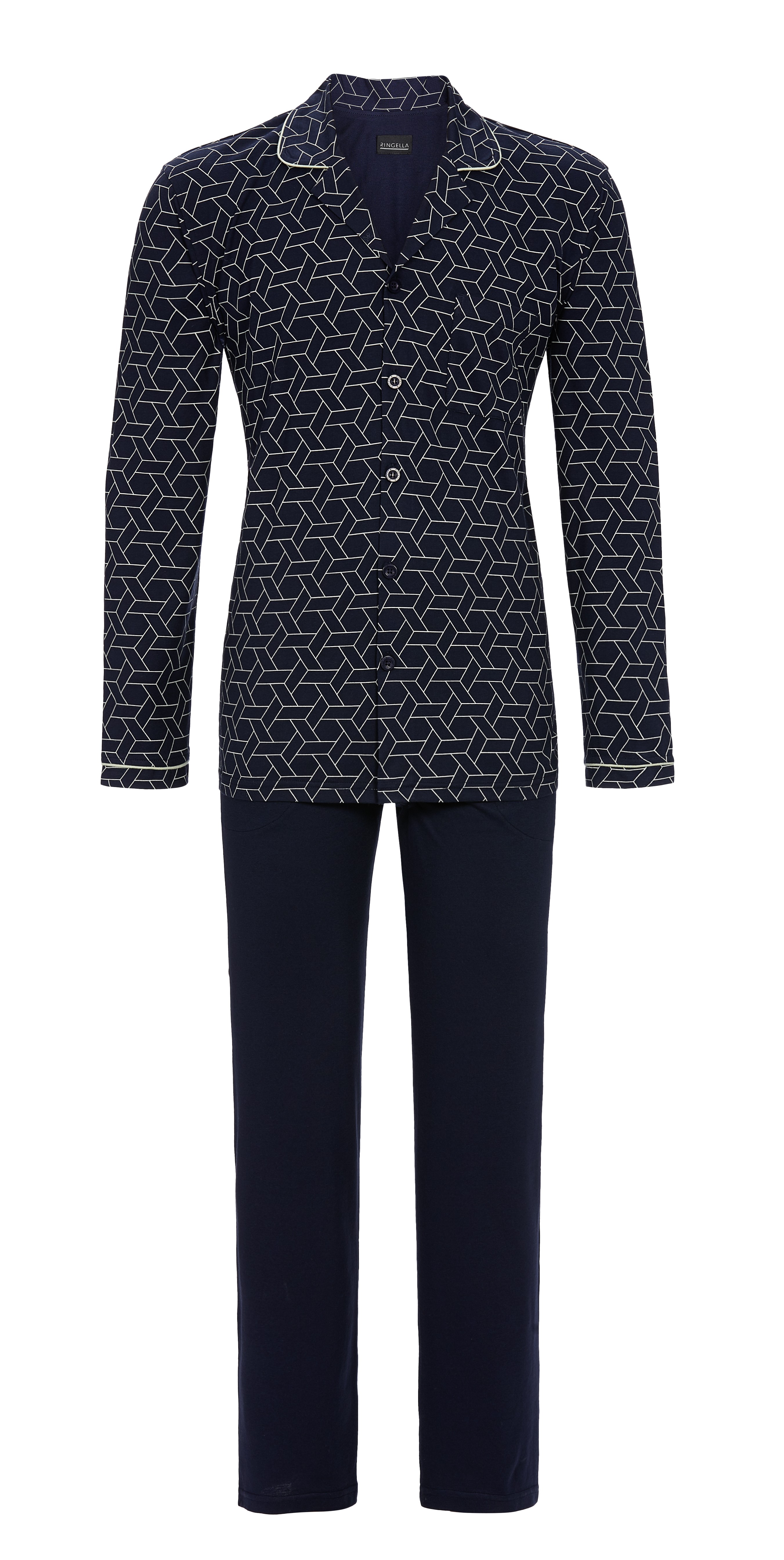 Bild von Ringella Pyjama RINGELLA Herren Langarm Pyjama 'Mosaik' 4541204