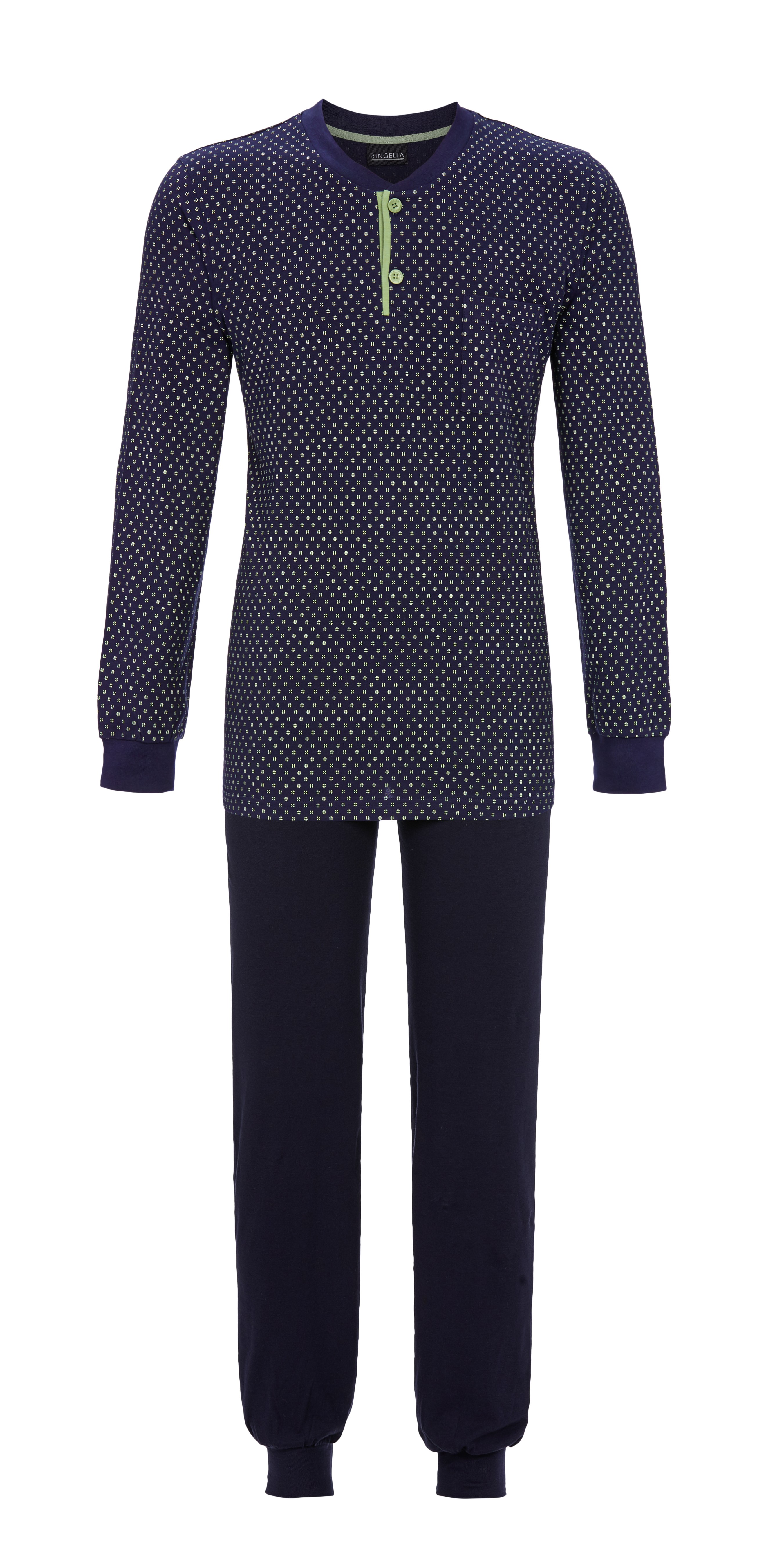 Bild von Pyjama mit Strickbündchen