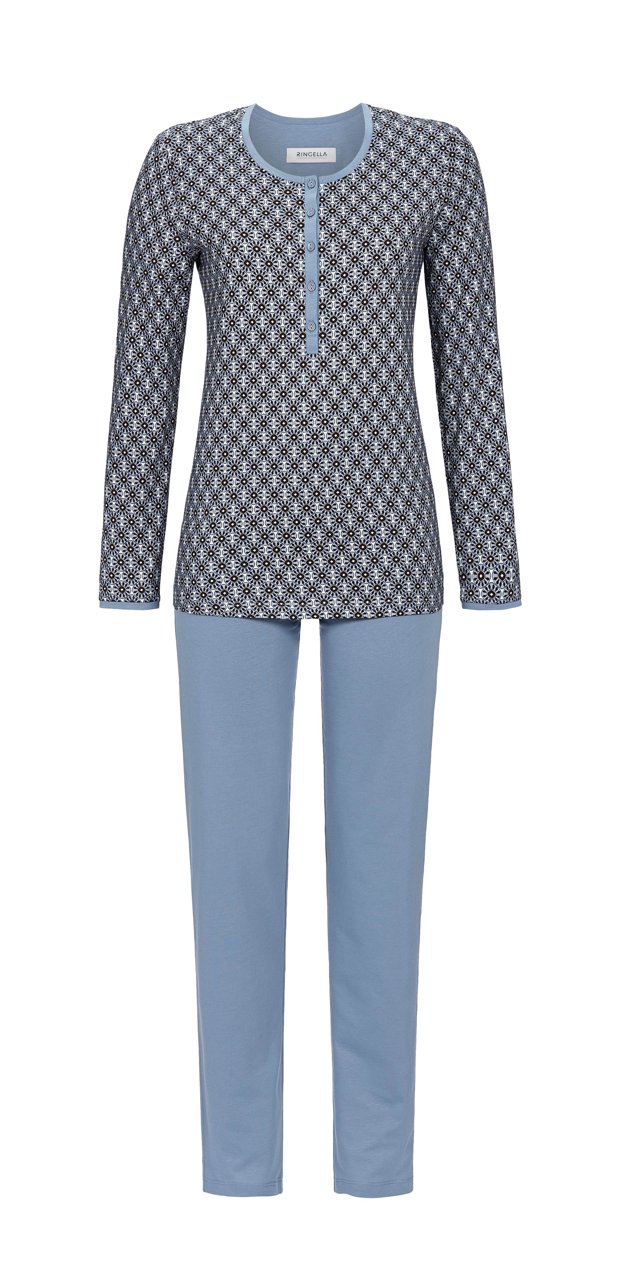 Bild von Pyjama mit Knopfleiste