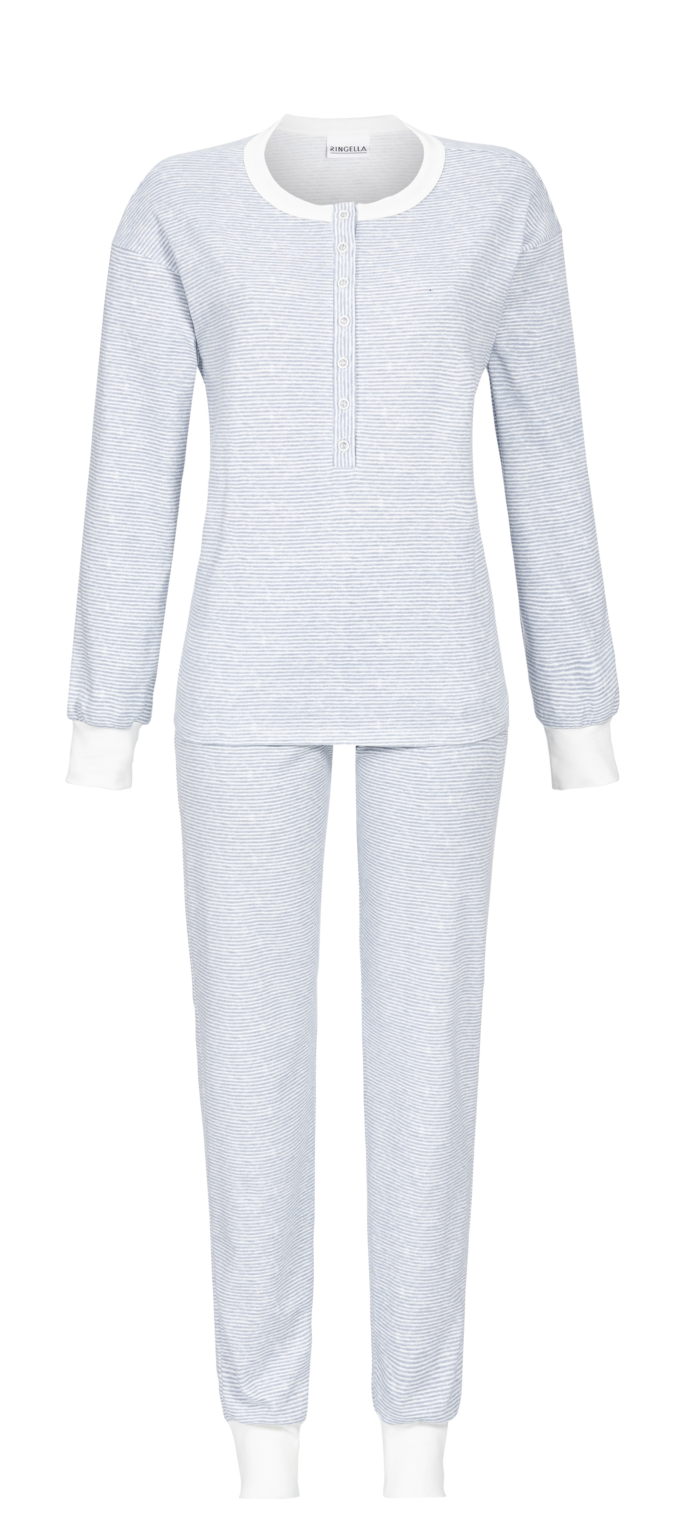 Bild von Pyjama mit Strickbündchen