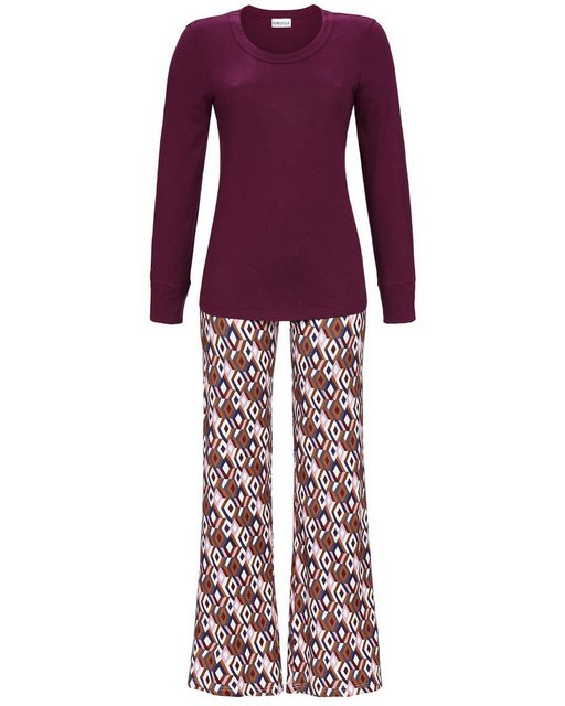 Bild von Ringella Pyjama RINGELLA Pyjama mit Schlaghose '70s' 4511215, Bee