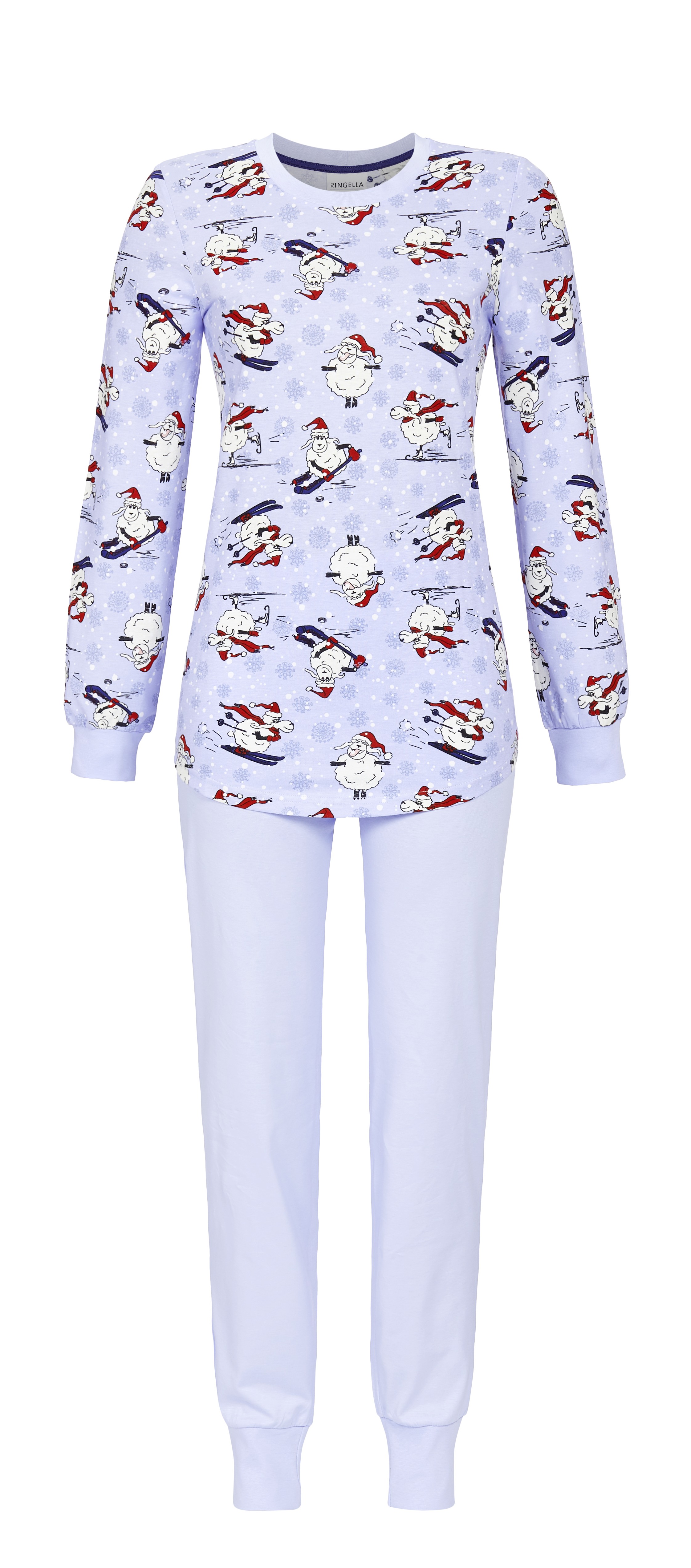 Bild von Pyjama mit Strickbündchen